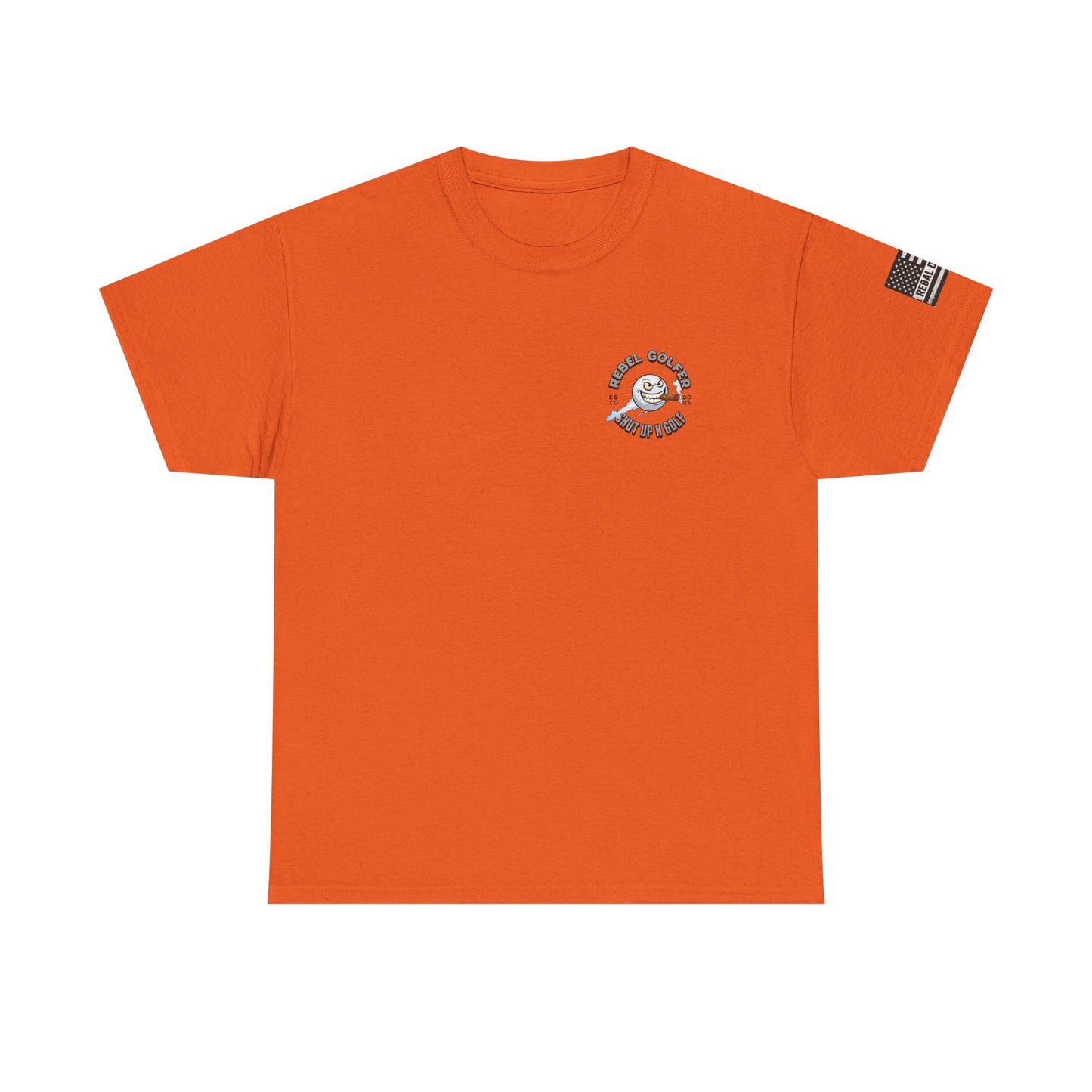 Rebel Golfer Unisex Heavy Cotton Tee - Fun Golf Shirt for Enthusiasts, Perfect Gift for Golf Lovers, Sportswear, Casual Tee, Golfing Apparel