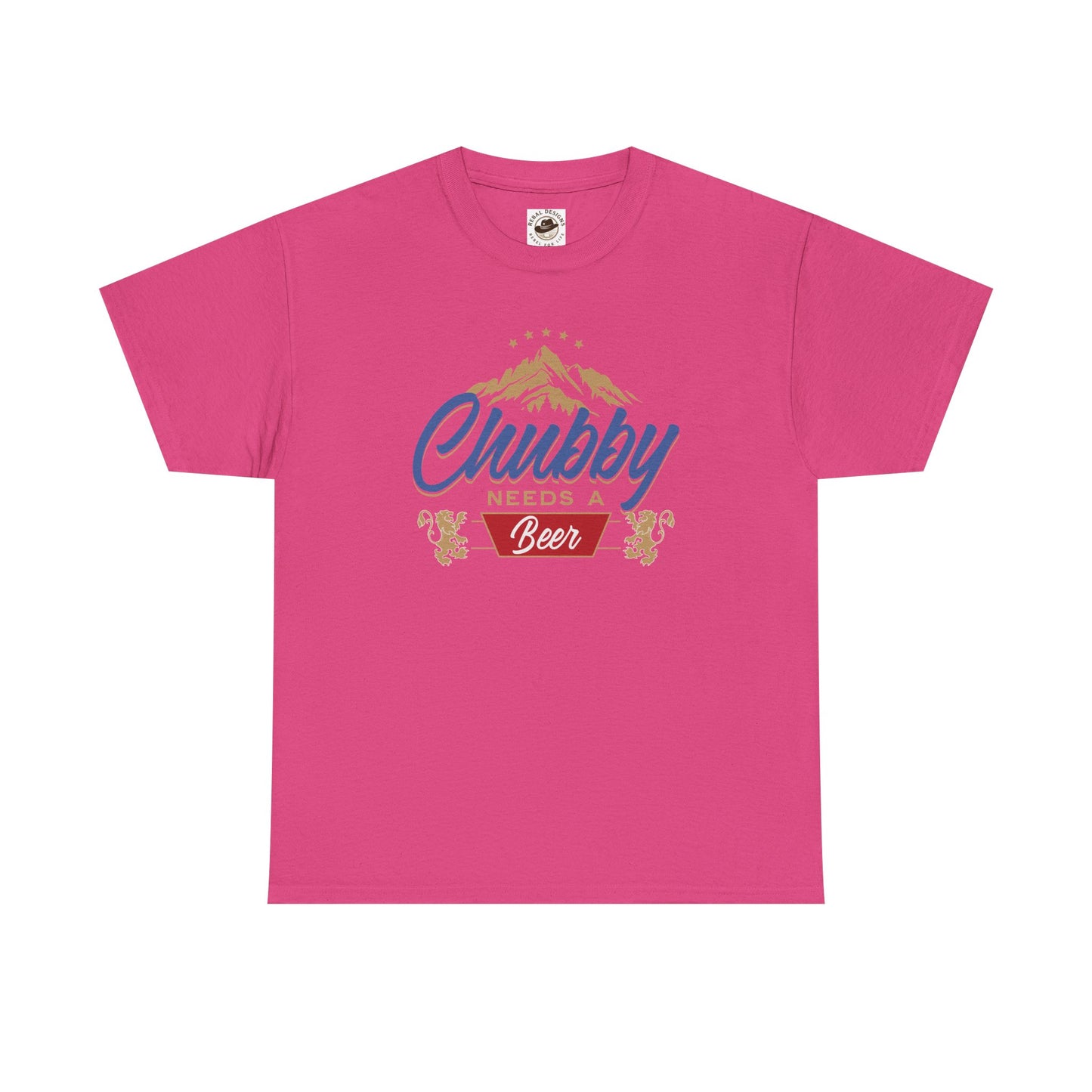 Chubby Needs a Beer T-Shirt, Funny Unisex Tee, Gift for Beer Lovers, Casual Wear, Summer BBQ Clothing, Birthday Present