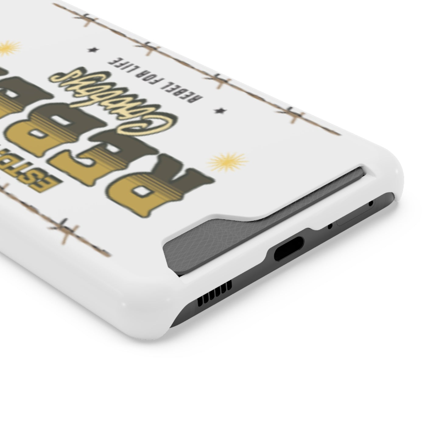 Rebel Cowboys Phone Case, Trendy Card Holder Cover for Western Lovers, Gift for Cowpoke Enthusiasts, Rebel For Life, Unique Tech Accessory