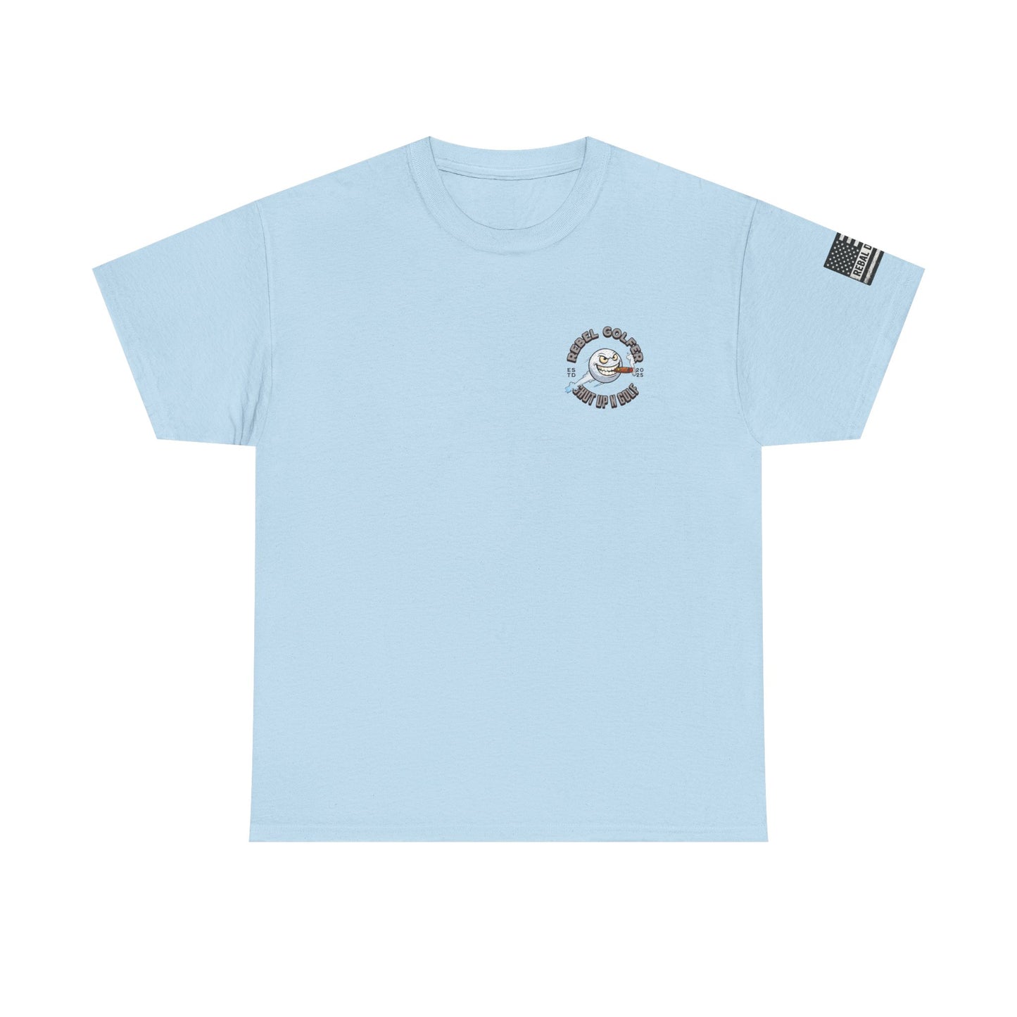 Rebel Golfer Unisex Heavy Cotton Tee - Fun Golf Shirt for Enthusiasts, Perfect Gift for Golf Lovers, Sportswear, Casual Tee, Golfing Apparel