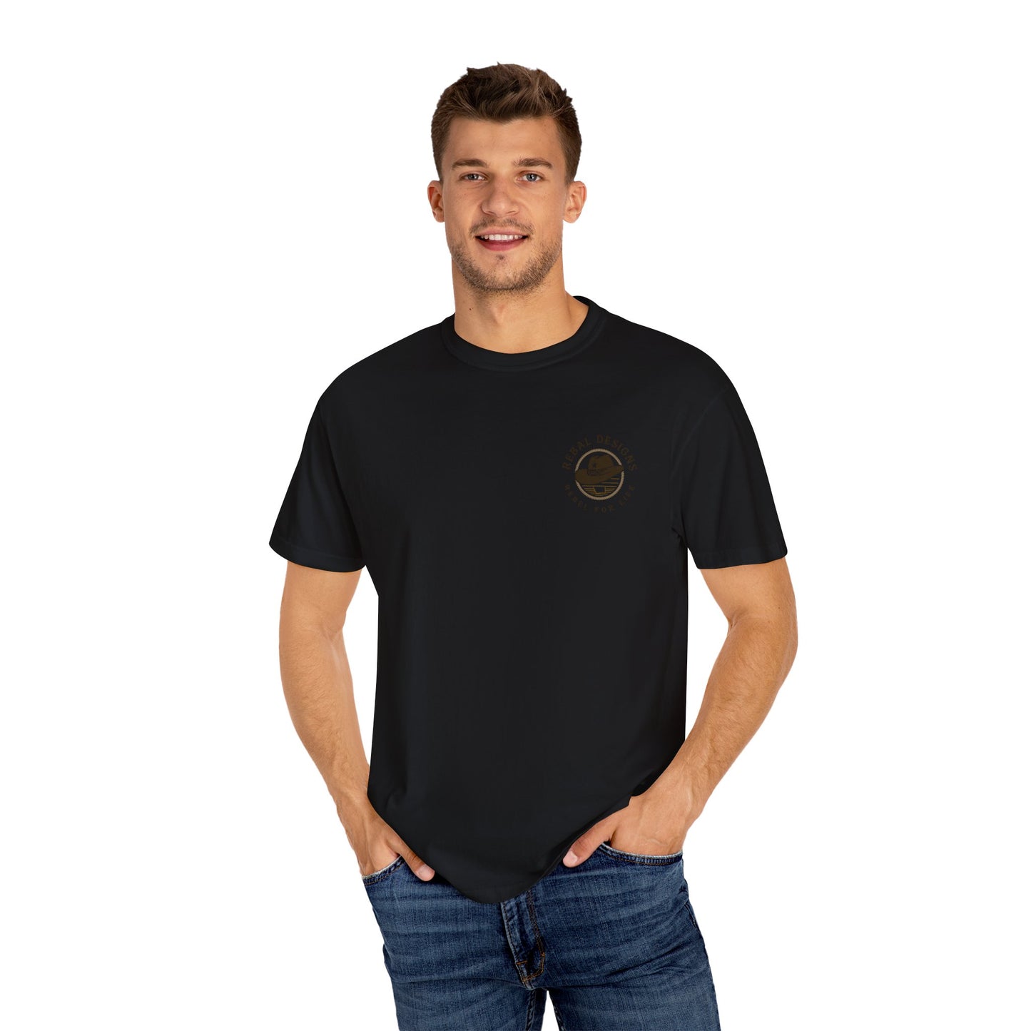 Copy of Rebel Skull T-Shirt - Unisex Garment-Dyed Tee for Free Spirits, Music Festivals, Casual Outings, Gifts for Him/Her, Everyday Wear