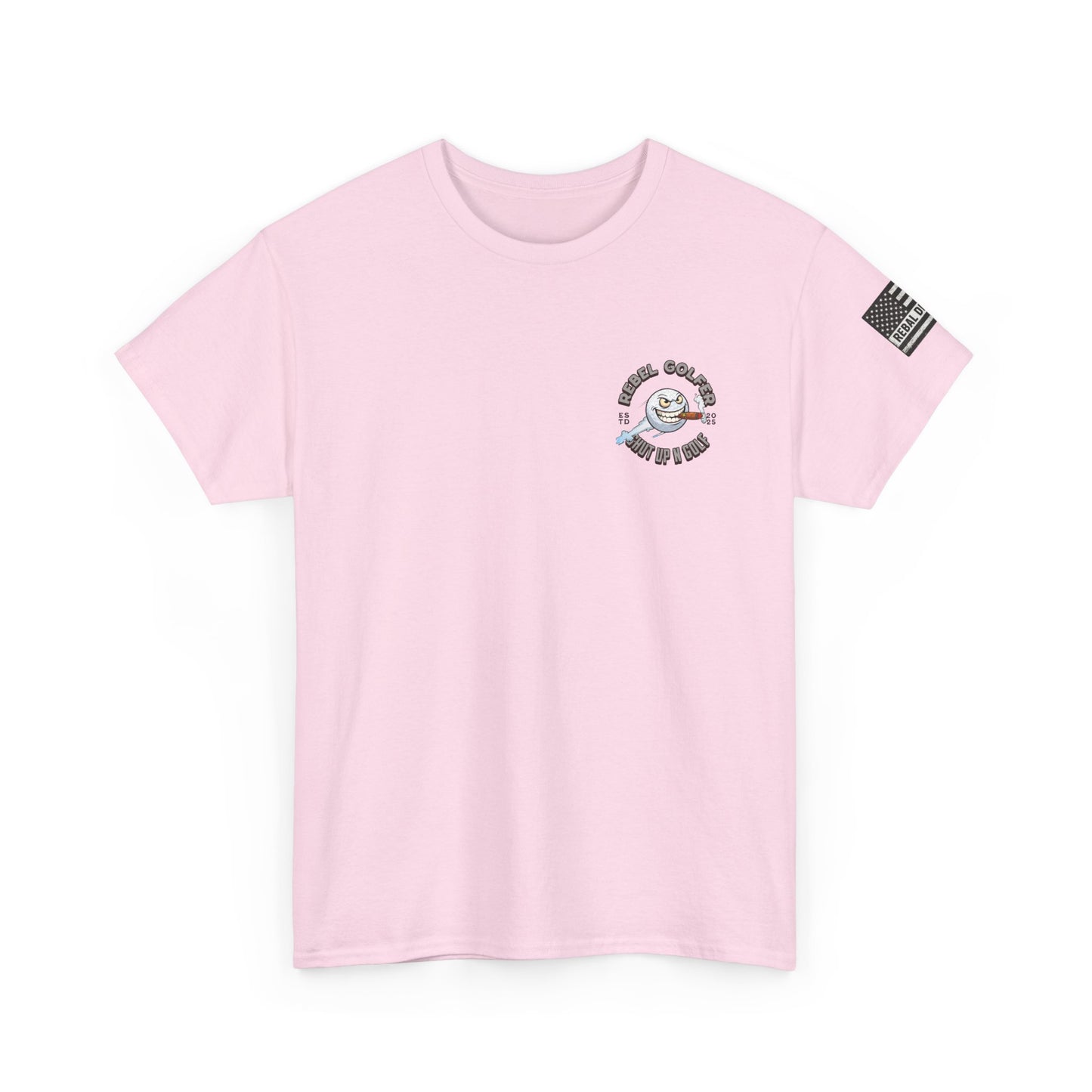 Rebel Golfer Unisex Heavy Cotton Tee - Fun Golf Shirt for Enthusiasts, Perfect Gift for Golf Lovers, Sportswear, Casual Tee, Golfing Apparel