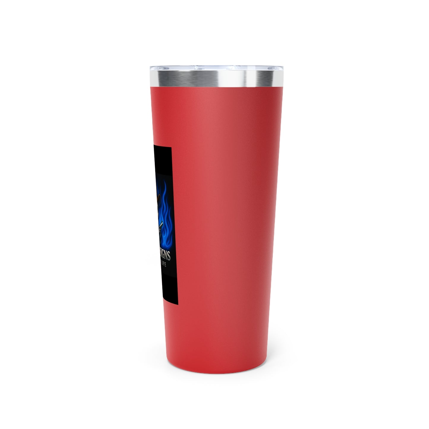 Rebel Life Coffee Tumbler, 22oz Skull Insulated Mug, Perfect for Outdoors, Camping, Gifts for Him, Birthday, Unique Tumbler