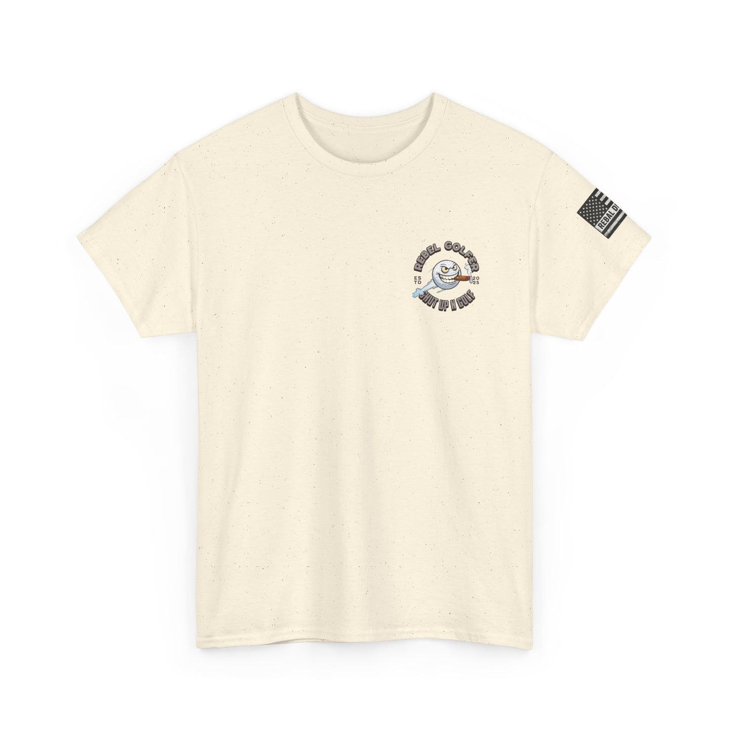 Rebel Golfer Unisex Heavy Cotton Tee - Fun Golf Shirt for Enthusiasts, Perfect Gift for Golf Lovers, Sportswear, Casual Tee, Golfing Apparel