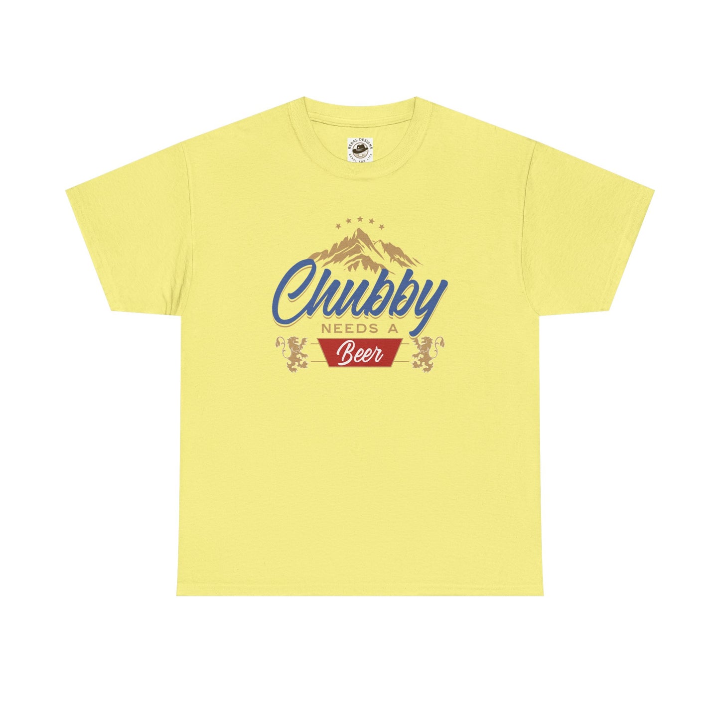 Chubby Needs a Beer T-Shirt, Funny Unisex Tee, Gift for Beer Lovers, Casual Wear, Summer BBQ Clothing, Birthday Present