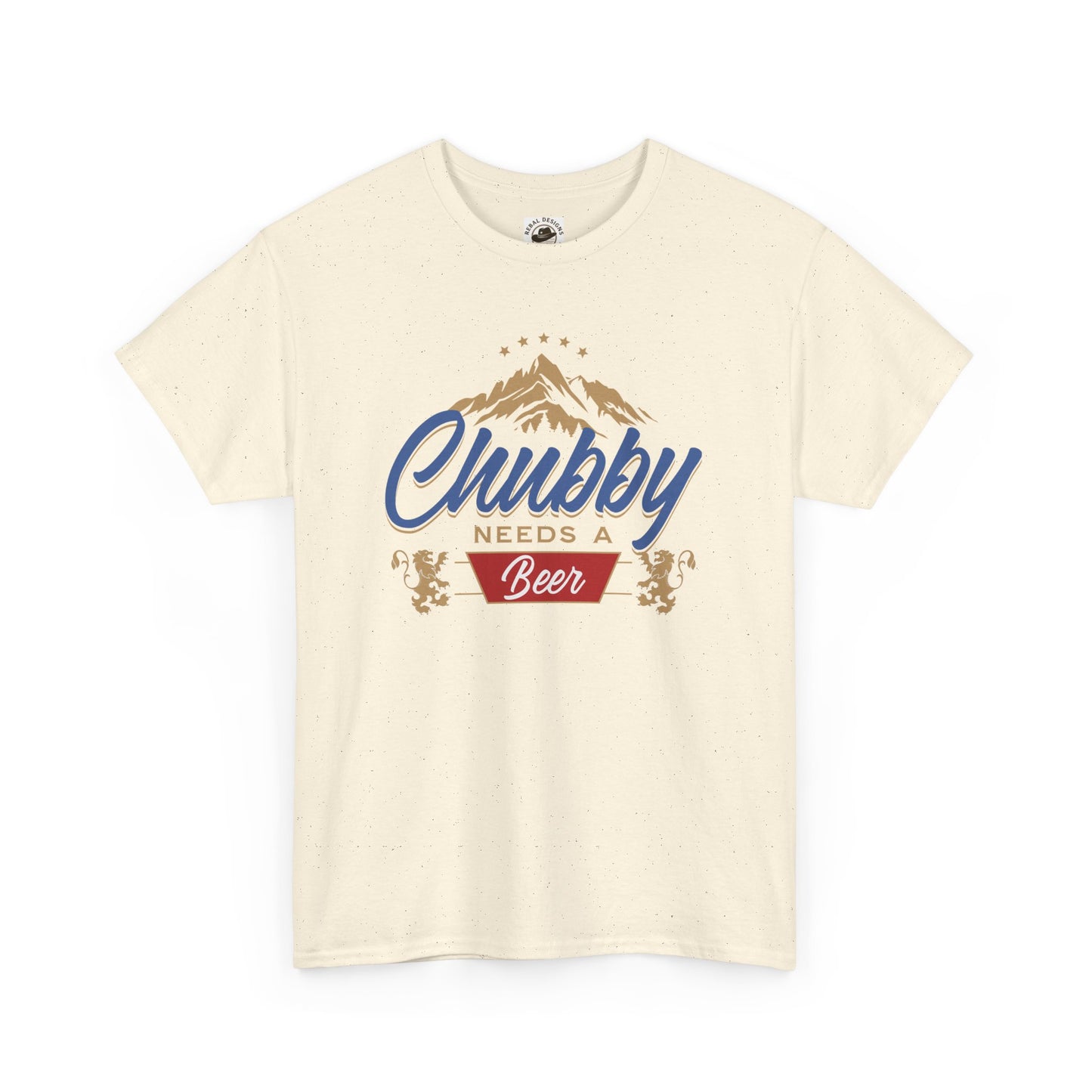 Chubby Needs a Beer T-Shirt, Funny Unisex Tee, Gift for Beer Lovers, Casual Wear, Summer BBQ Clothing, Birthday Present