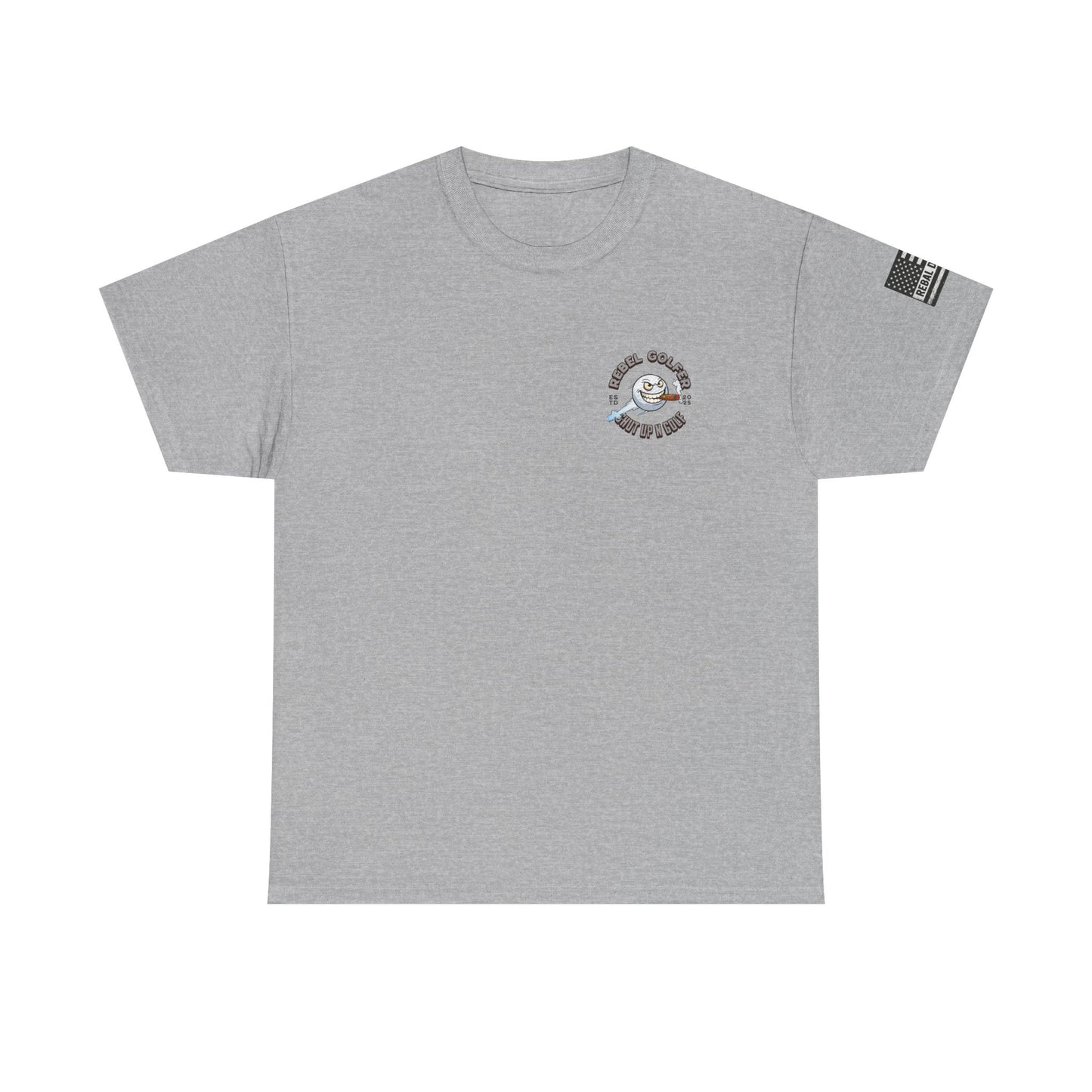 Rebel Golfer Unisex Heavy Cotton Tee - Fun Golf Shirt for Enthusiasts, Perfect Gift for Golf Lovers, Sportswear, Casual Tee, Golfing Apparel