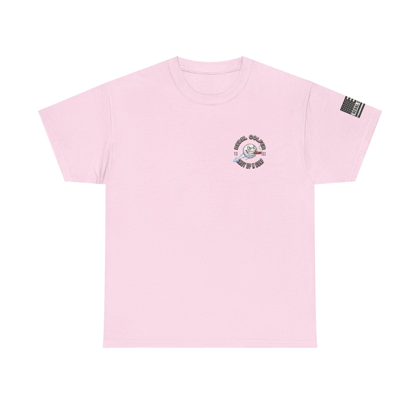 Rebel Golfer Unisex Heavy Cotton Tee - Fun Golf Shirt for Enthusiasts, Perfect Gift for Golf Lovers, Sportswear, Casual Tee, Golfing Apparel