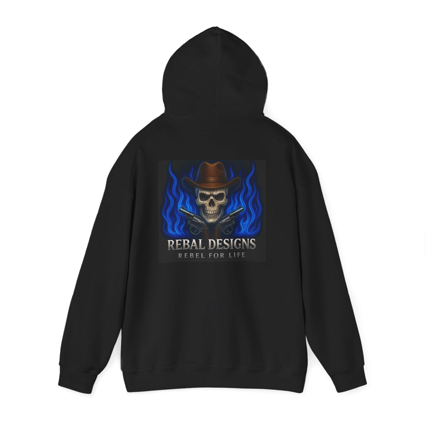 Rebel Designs Heavy Blend Hoodie | Casual Streetwear, Gift for Him, Graphic Hoodie, Unisex Sweatshirt, Trendy Lifestyle Apparel