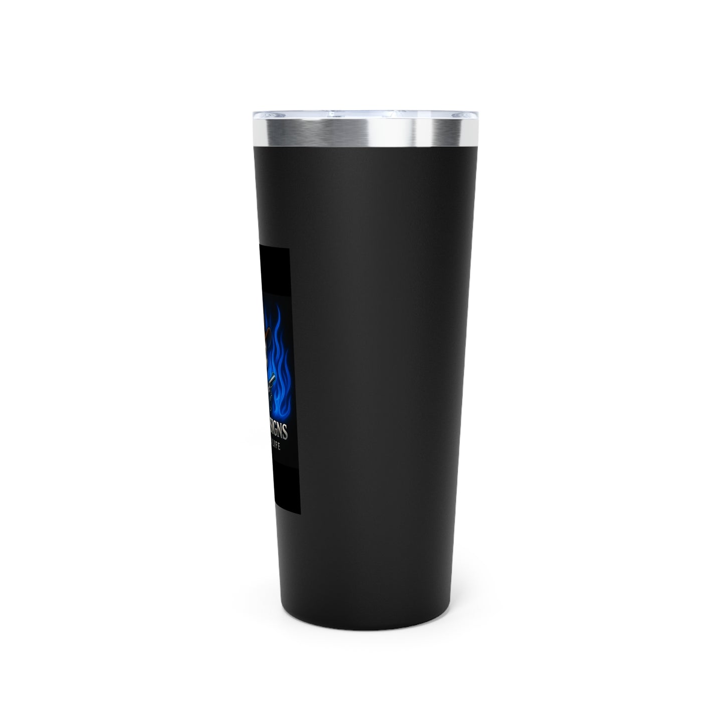 Rebel Life Coffee Tumbler, 22oz Skull Insulated Mug, Perfect for Outdoors, Camping, Gifts for Him, Birthday, Unique Tumbler