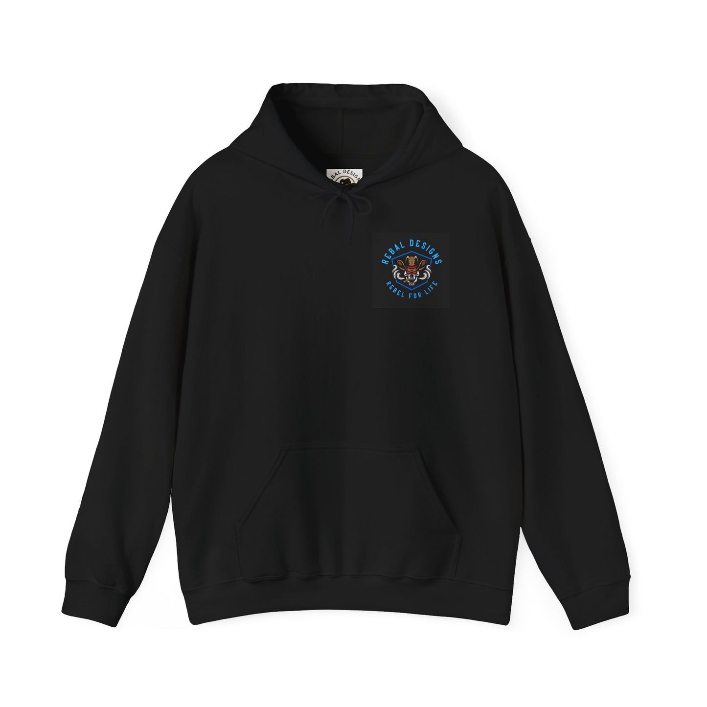 Rebel Designs Heavy Blend Hoodie | Casual Streetwear, Gift for Him, Graphic Hoodie, Unisex Sweatshirt, Trendy Lifestyle Apparel