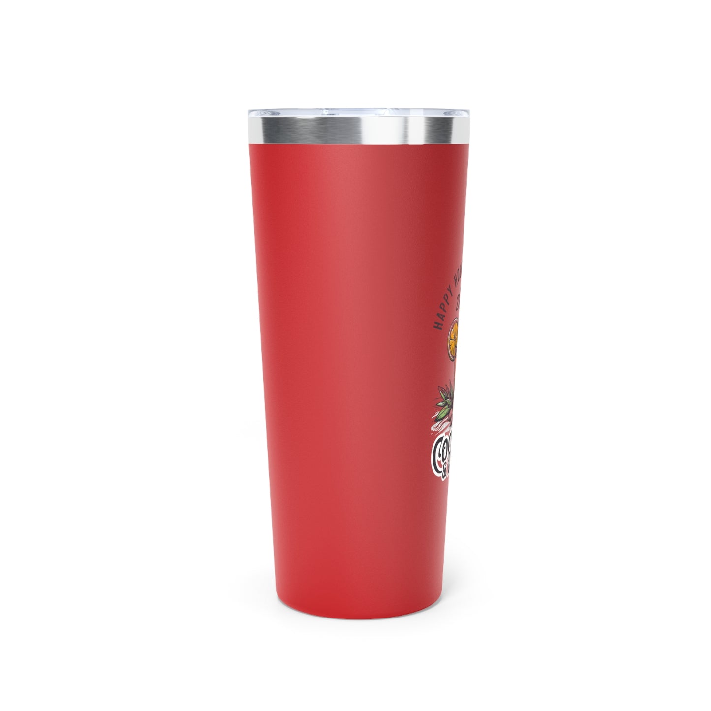 Cocktail Hour Copper Tumbler - Insulated Drinkware for Happy Hour, Outdoor Parties, Tailgating, Gift Idea