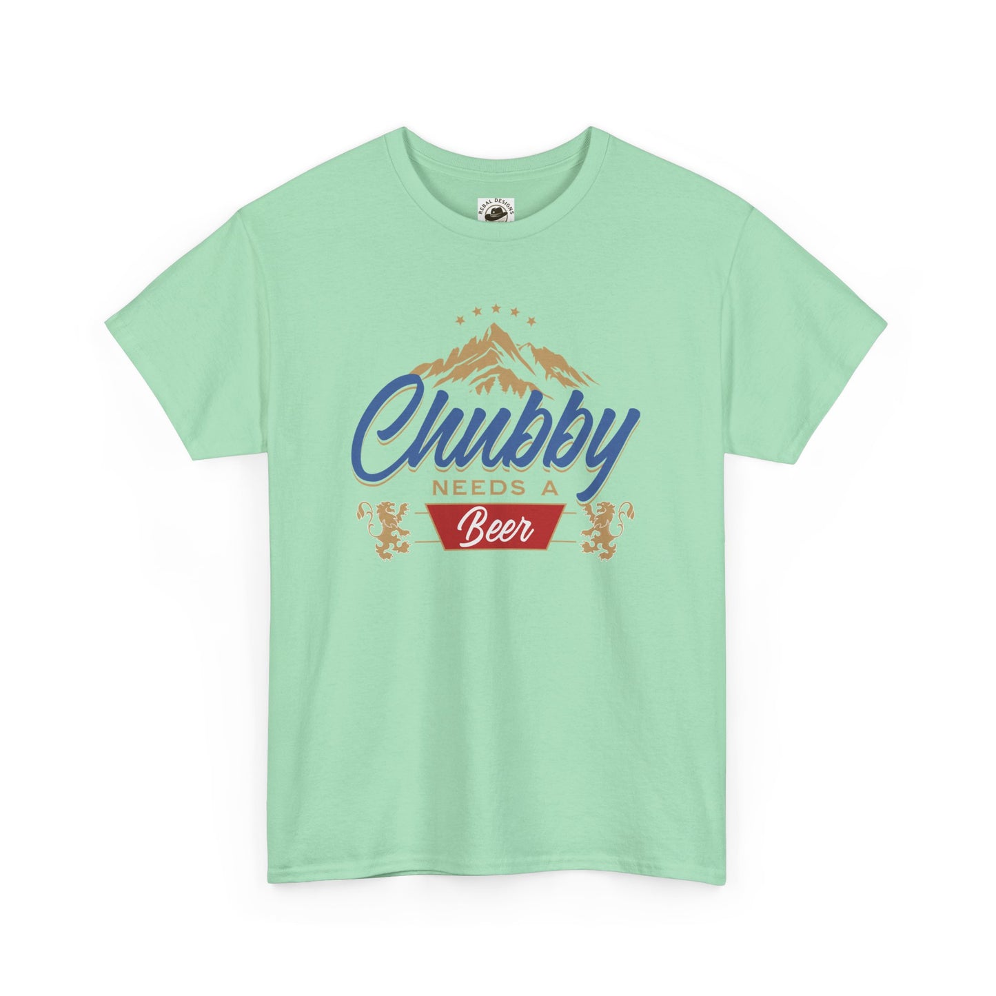 Chubby Needs a Beer T-Shirt, Funny Unisex Tee, Gift for Beer Lovers, Casual Wear, Summer BBQ Clothing, Birthday Present