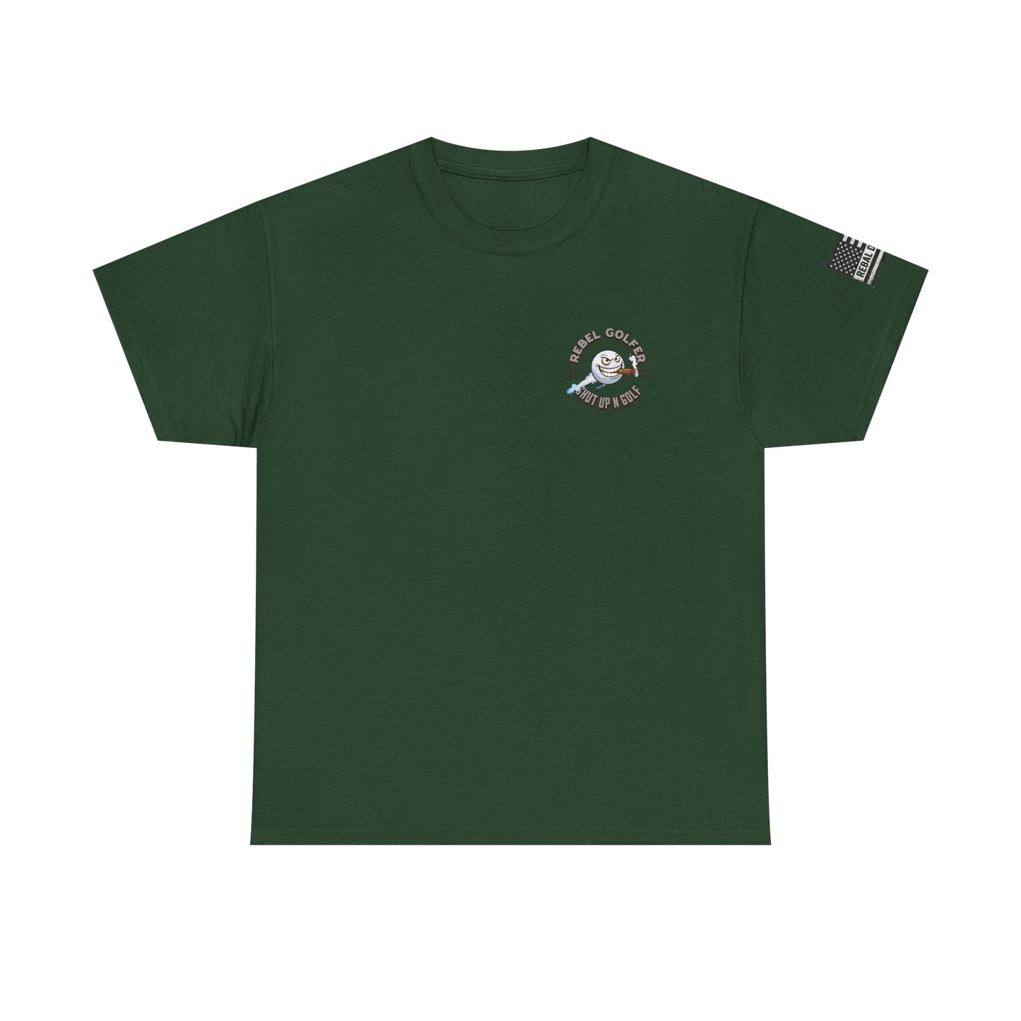 Rebel Golfer Unisex Heavy Cotton Tee - Fun Golf Shirt for Enthusiasts, Perfect Gift for Golf Lovers, Sportswear, Casual Tee, Golfing Apparel