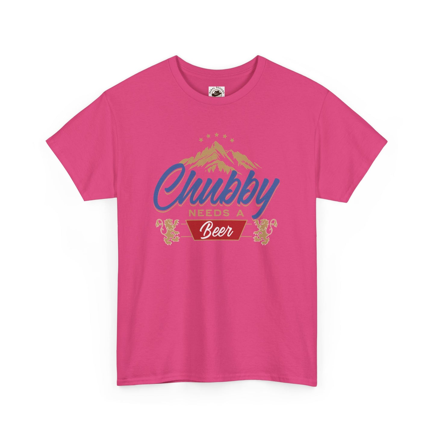 Chubby Needs a Beer T-Shirt, Funny Unisex Tee, Gift for Beer Lovers, Casual Wear, Summer BBQ Clothing, Birthday Present
