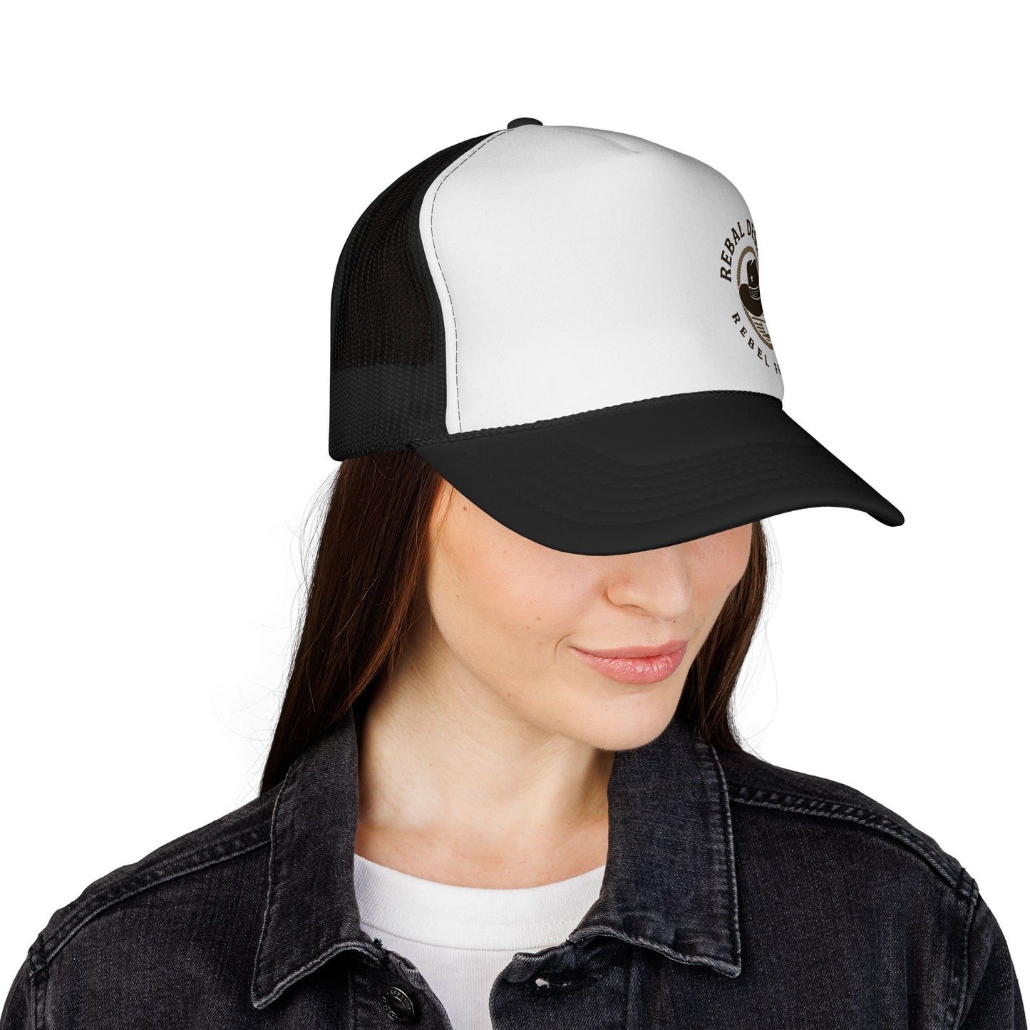 Rebel Life Trucker Cap | Retro Style Hat for Outdoor Adventures, Festivals, and Everyday Wear, Perfect Gift for Him or Her