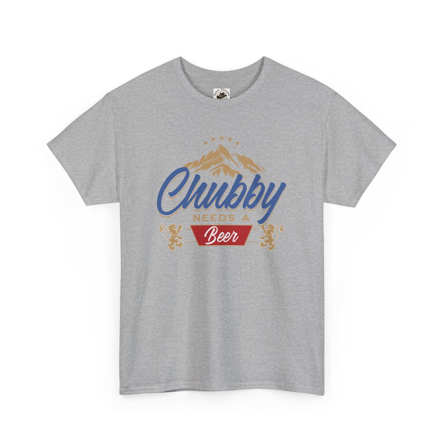 Chubby Needs a Beer T-Shirt, Funny Unisex Tee, Gift for Beer Lovers, Casual Wear, Summer BBQ Clothing, Birthday Present
