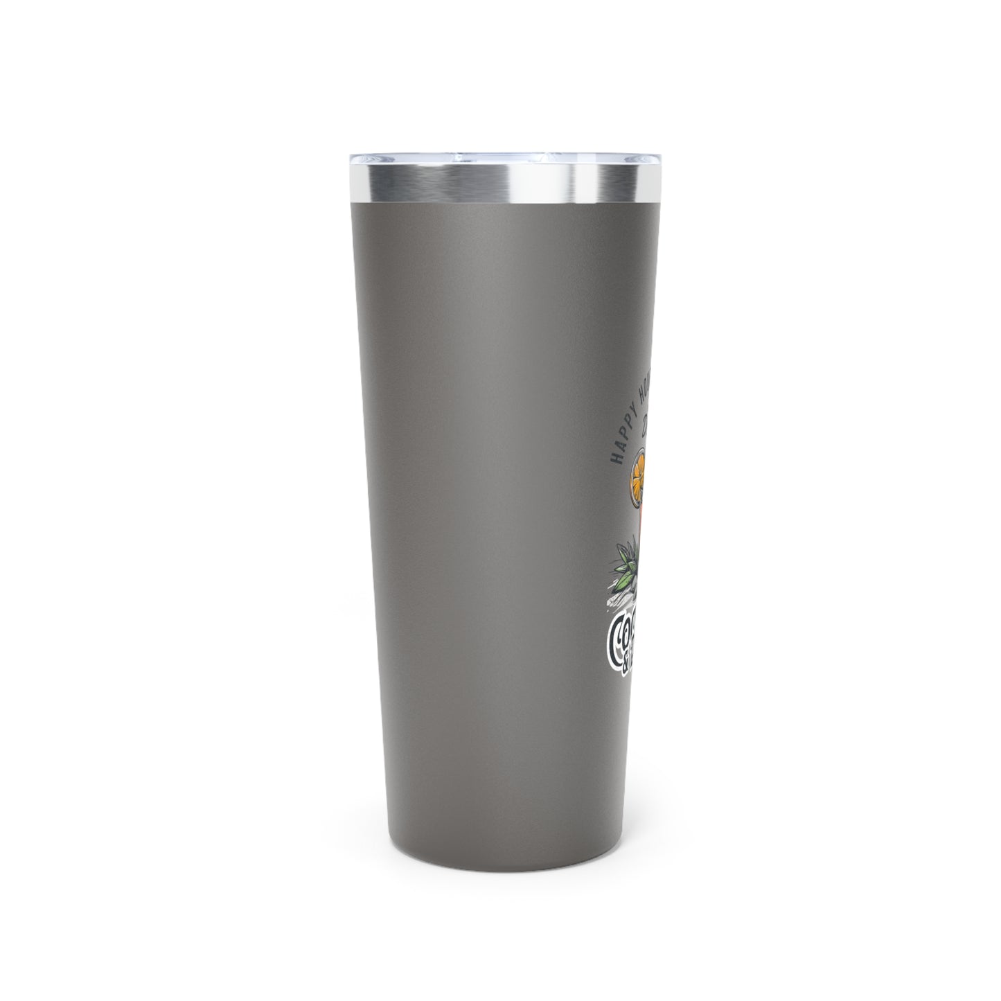 Cocktail Hour Copper Tumbler - Insulated Drinkware for Happy Hour, Outdoor Parties, Tailgating, Gift Idea