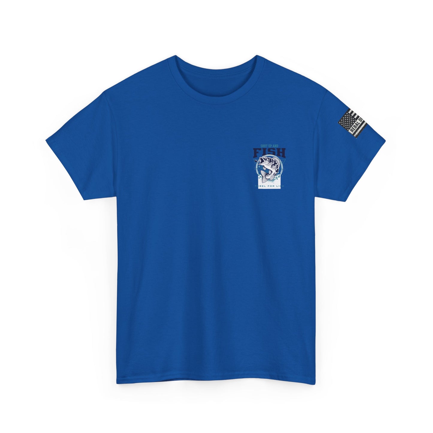 Cool Fisherman Tee, Fishing Shirt, Rebel for Life Tee, Outdoor Adventure Apparel, Casual Gift for Anglers