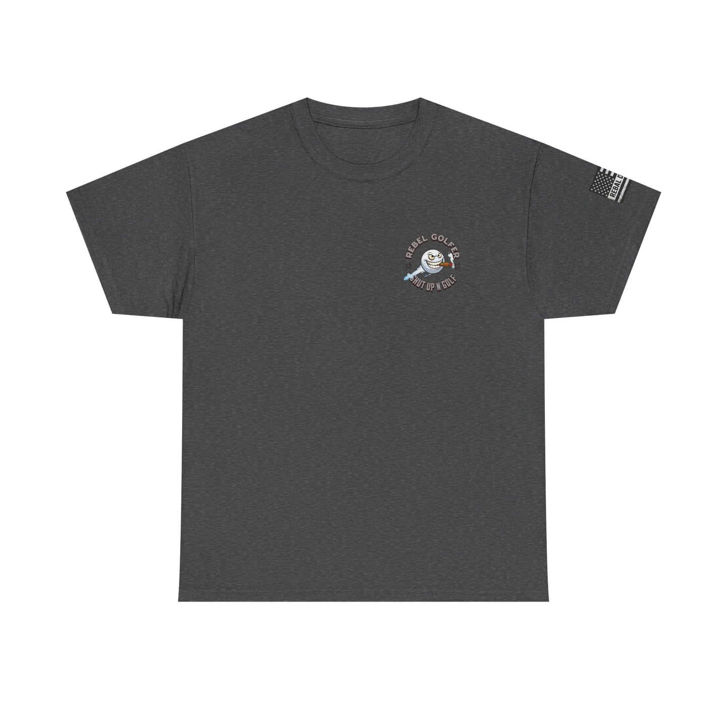 Rebel Golfer Unisex Heavy Cotton Tee - Fun Golf Shirt for Enthusiasts, Perfect Gift for Golf Lovers, Sportswear, Casual Tee, Golfing Apparel