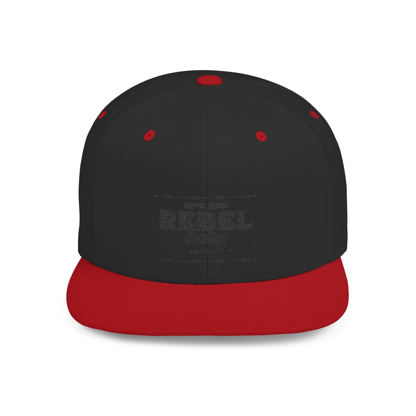 Rebel Snapback Hat, Trendy Flat Bill Cap, Urban Style Hat, Gift for Him, Casual Fashion Accessory