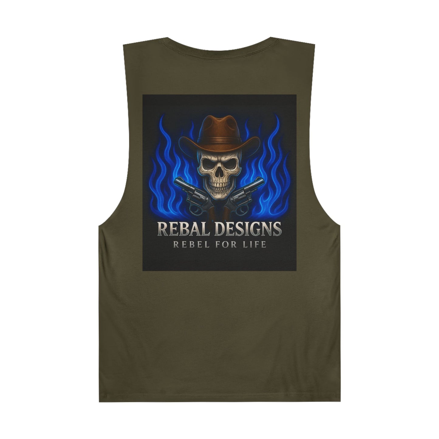 Unisex Graphic Tank Top - Rebel Designs, Perfect for Summer, Music Festivals, Everyday Wear, Gifts for Him/Her
