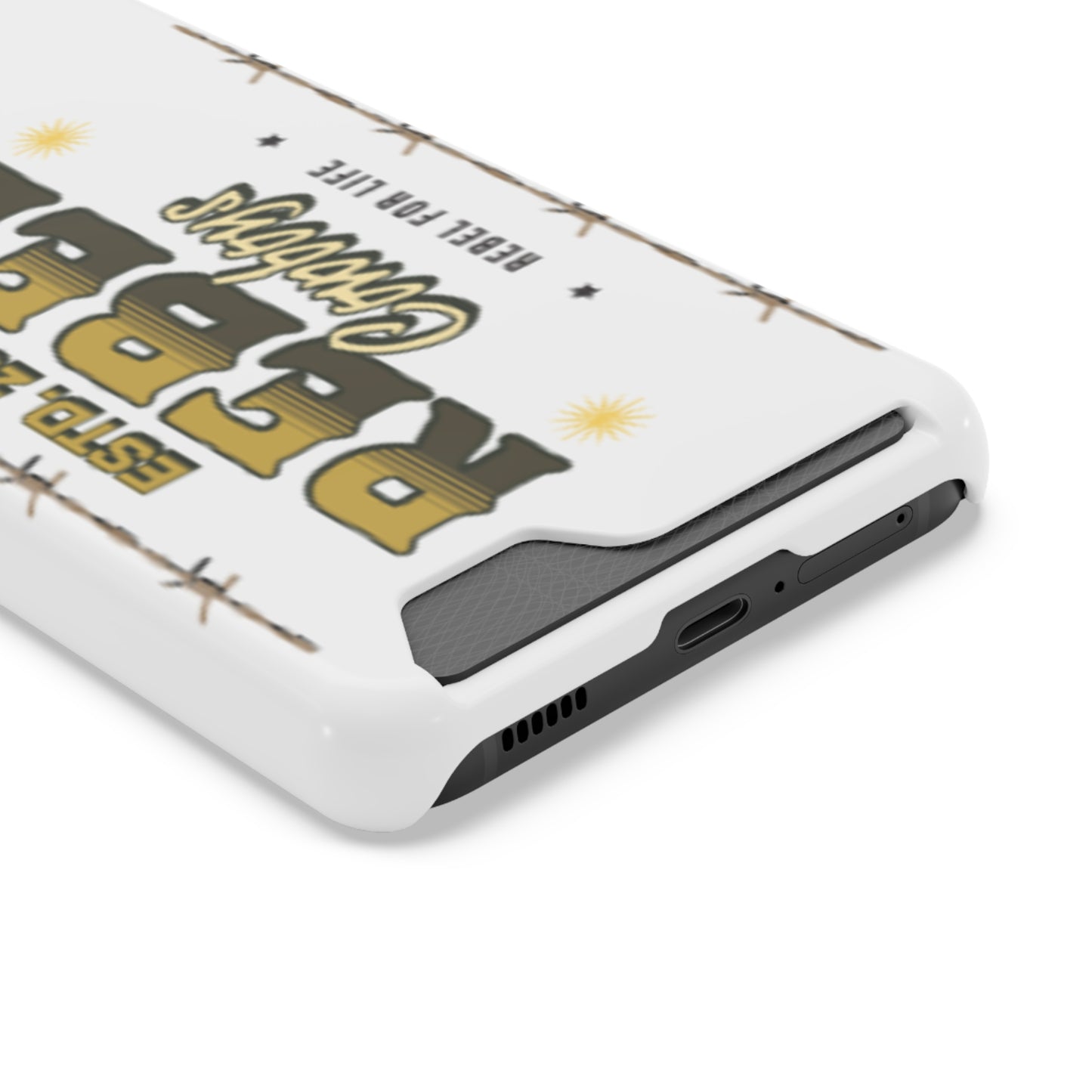 Rebel Cowboys Phone Case, Trendy Card Holder Cover for Western Lovers, Gift for Cowpoke Enthusiasts, Rebel For Life, Unique Tech Accessory