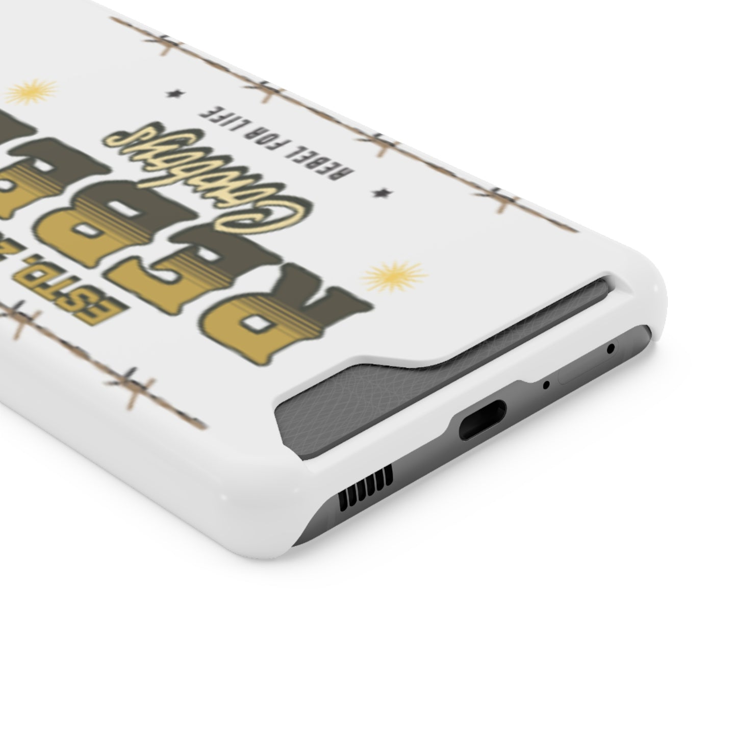 Rebel Cowboys Phone Case, Trendy Card Holder Cover for Western Lovers, Gift for Cowpoke Enthusiasts, Rebel For Life, Unique Tech Accessory