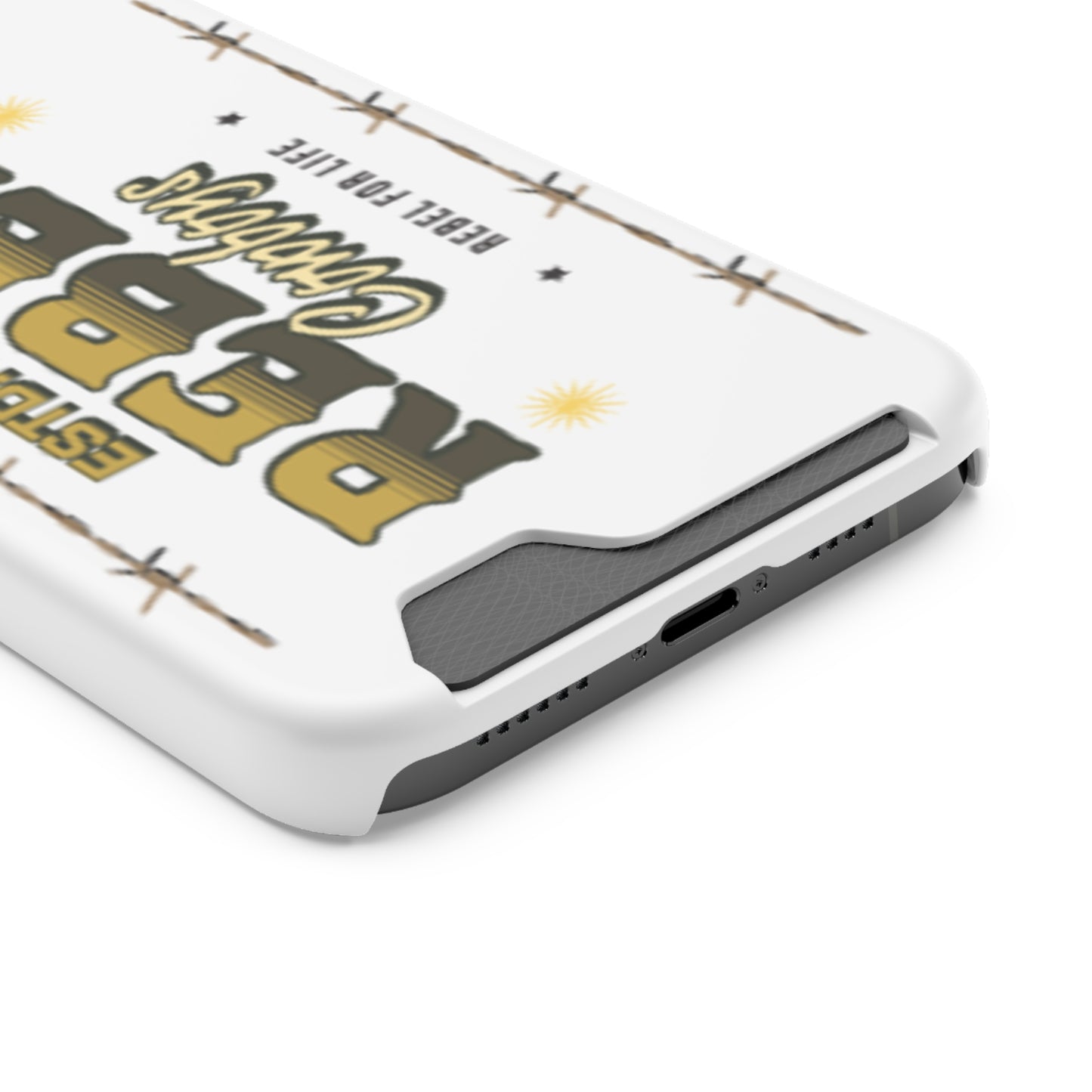 Rebel Cowboys Phone Case, Trendy Card Holder Cover for Western Lovers, Gift for Cowpoke Enthusiasts, Rebel For Life, Unique Tech Accessory