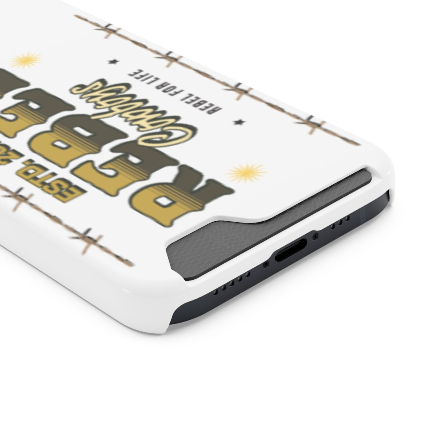Rebel Cowboys Phone Case, Trendy Card Holder Cover for Western Lovers, Gift for Cowpoke Enthusiasts, Rebel For Life, Unique Tech Accessory