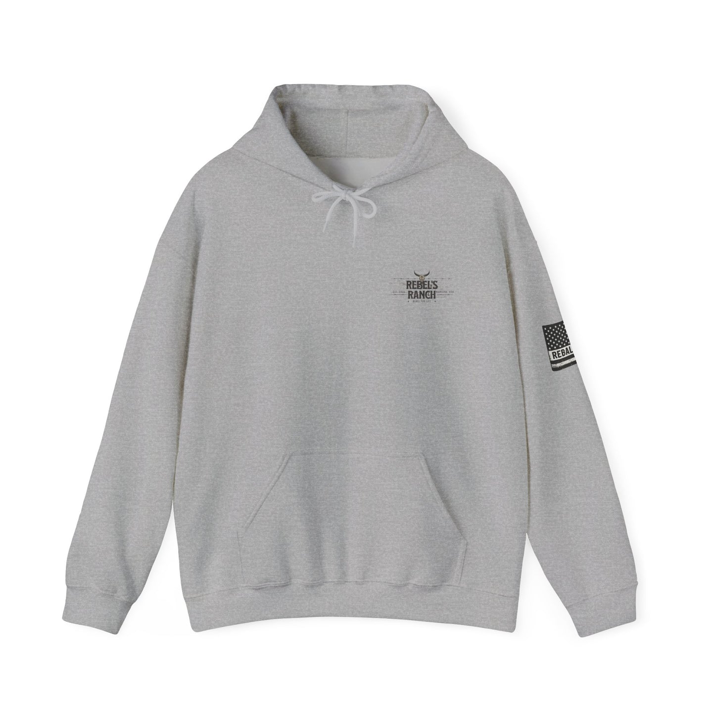 Rebels Ranch Hooded Sweatshirt | Cozy Casual Wear, Unisex Gift for Outdoorsy Friends, Perfect for Events and Relaxation