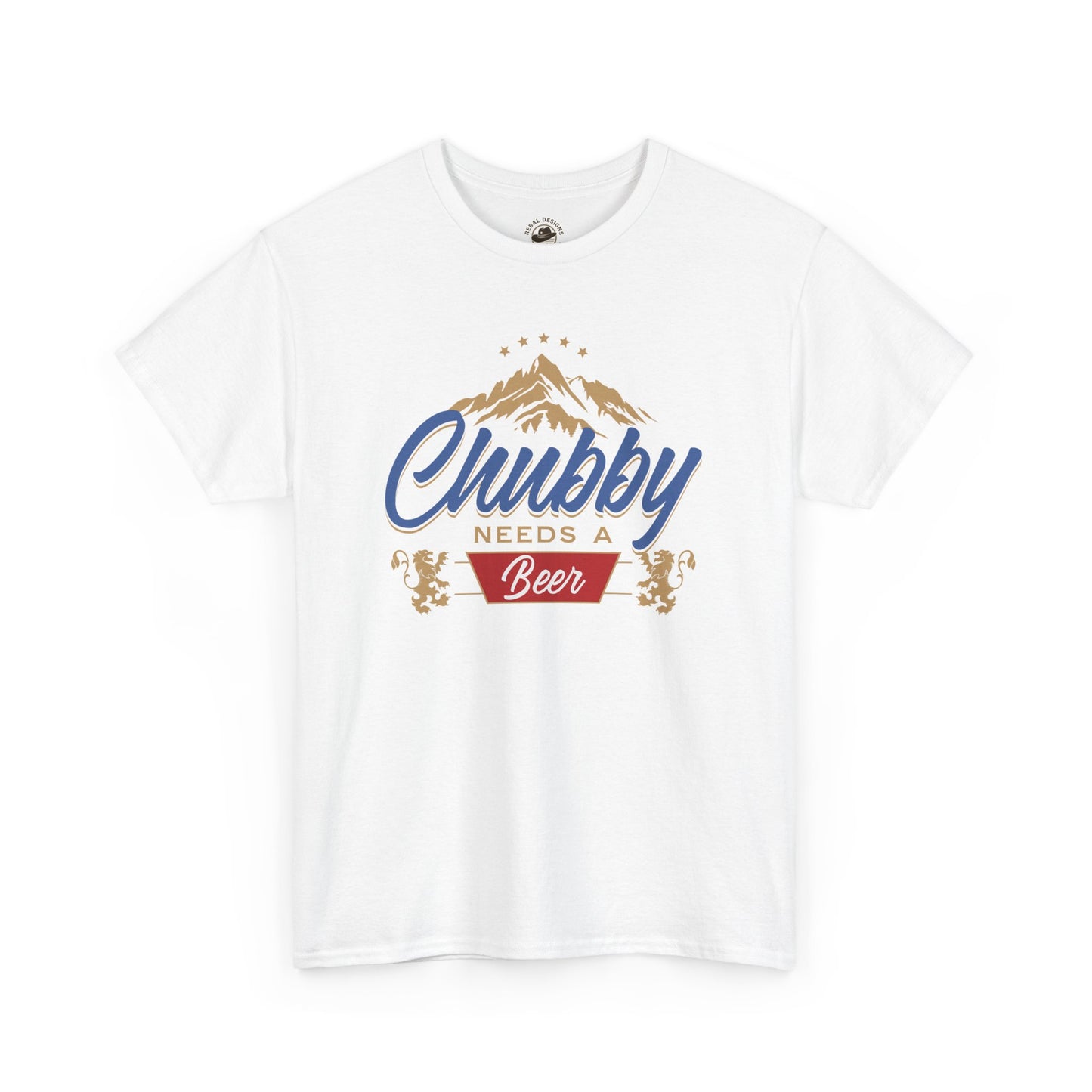 Chubby Needs a Beer T-Shirt, Funny Unisex Tee, Gift for Beer Lovers, Casual Wear, Summer BBQ Clothing, Birthday Present