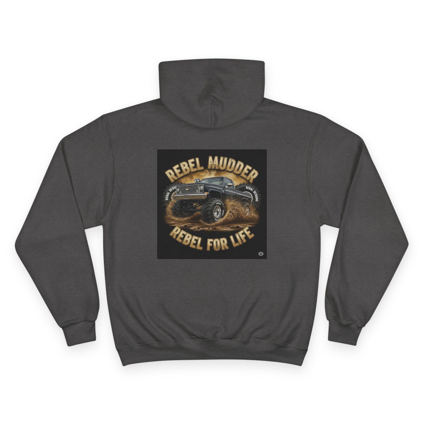 Rebel Mudder Hoodie – Perfect for Off-Road Adventurers, Outdoor Enthusiasts, Gifts for Him, Casual Wear, Rebel Designs