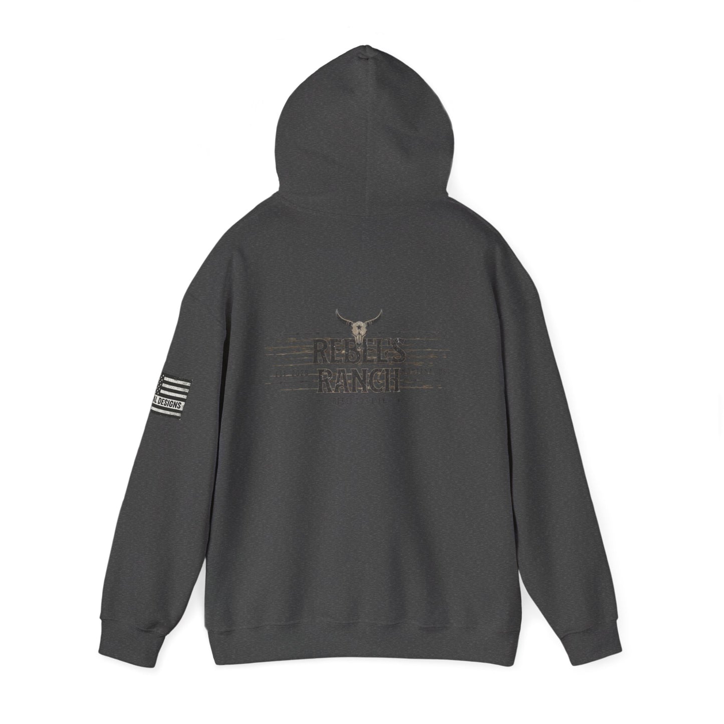 Rebels Ranch Hooded Sweatshirt | Cozy Casual Wear, Unisex Gift for Outdoorsy Friends, Perfect for Events and Relaxation