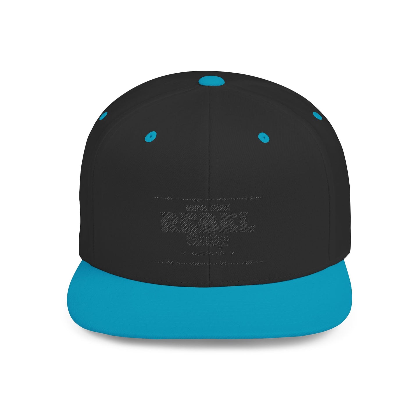 Rebel Snapback Hat, Trendy Flat Bill Cap, Urban Style Hat, Gift for Him, Casual Fashion Accessory