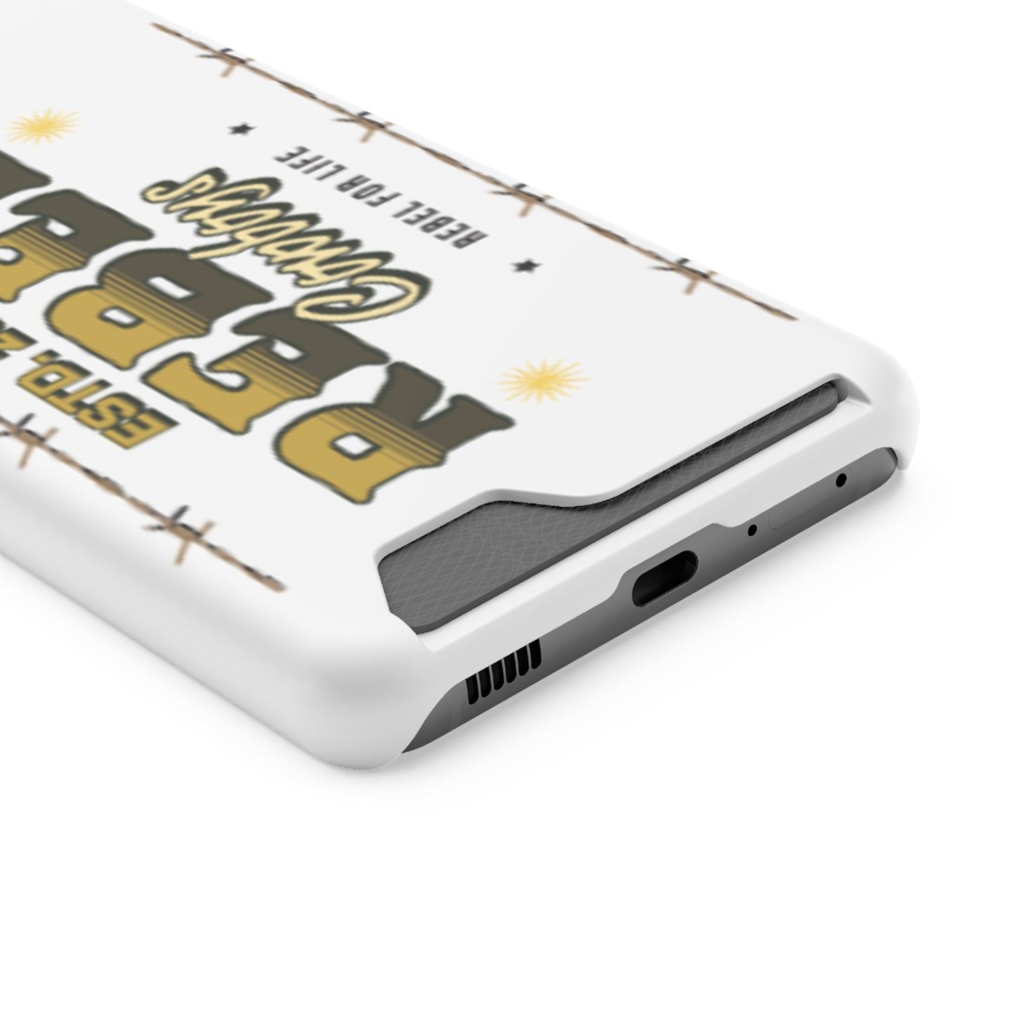 Rebel Cowboys Phone Case, Trendy Card Holder Cover for Western Lovers, Gift for Cowpoke Enthusiasts, Rebel For Life, Unique Tech Accessory