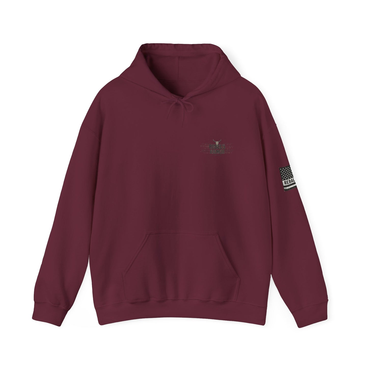 Rebels Ranch Hooded Sweatshirt | Cozy Casual Wear, Unisex Gift for Outdoorsy Friends, Perfect for Events and Relaxation