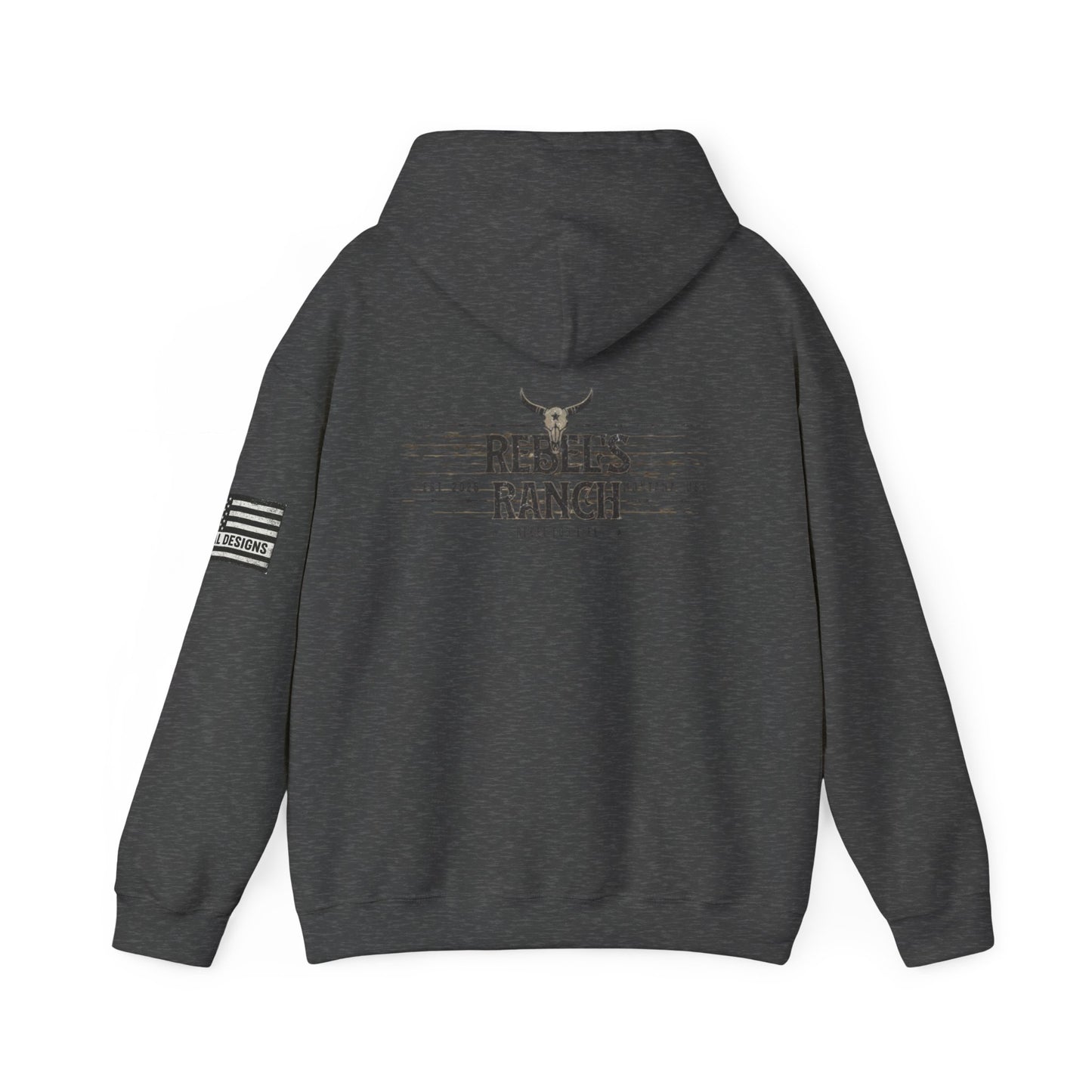 Rebels Ranch Hooded Sweatshirt | Cozy Casual Wear, Unisex Gift for Outdoorsy Friends, Perfect for Events and Relaxation