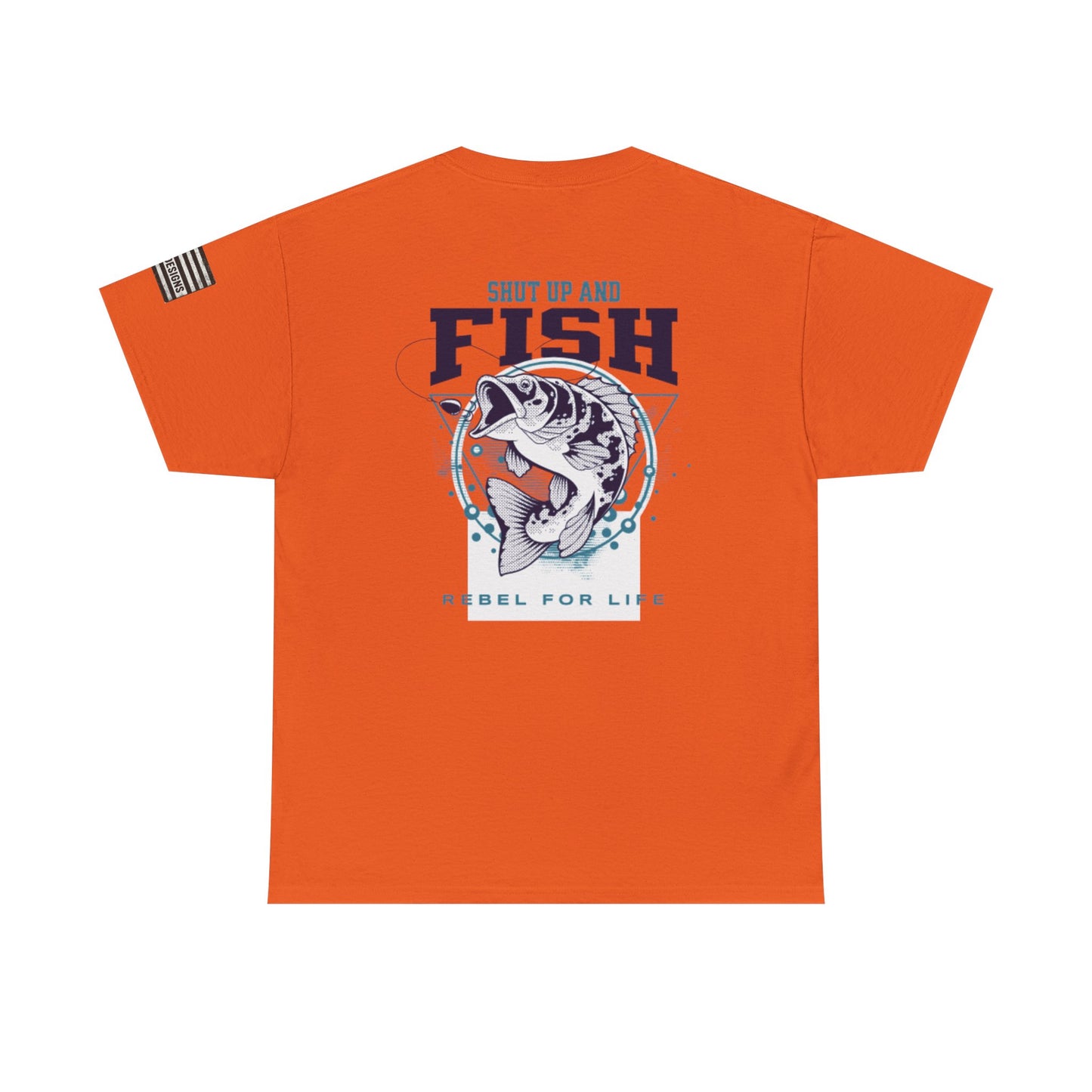 Cool Fisherman Tee, Fishing Shirt, Rebel for Life Tee, Outdoor Adventure Apparel, Casual Gift for Anglers