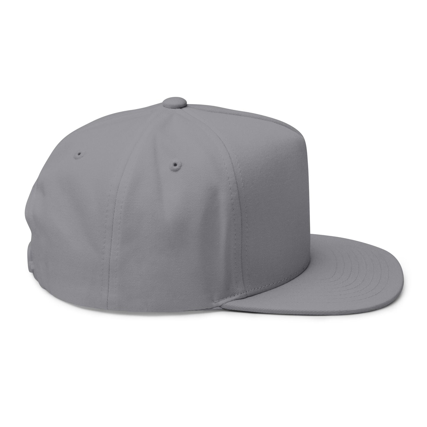 Embroidered Flat Bill Cap - Stylish Headwear for Trendsetters, Casual Wear, Gifts for Him, Street Style