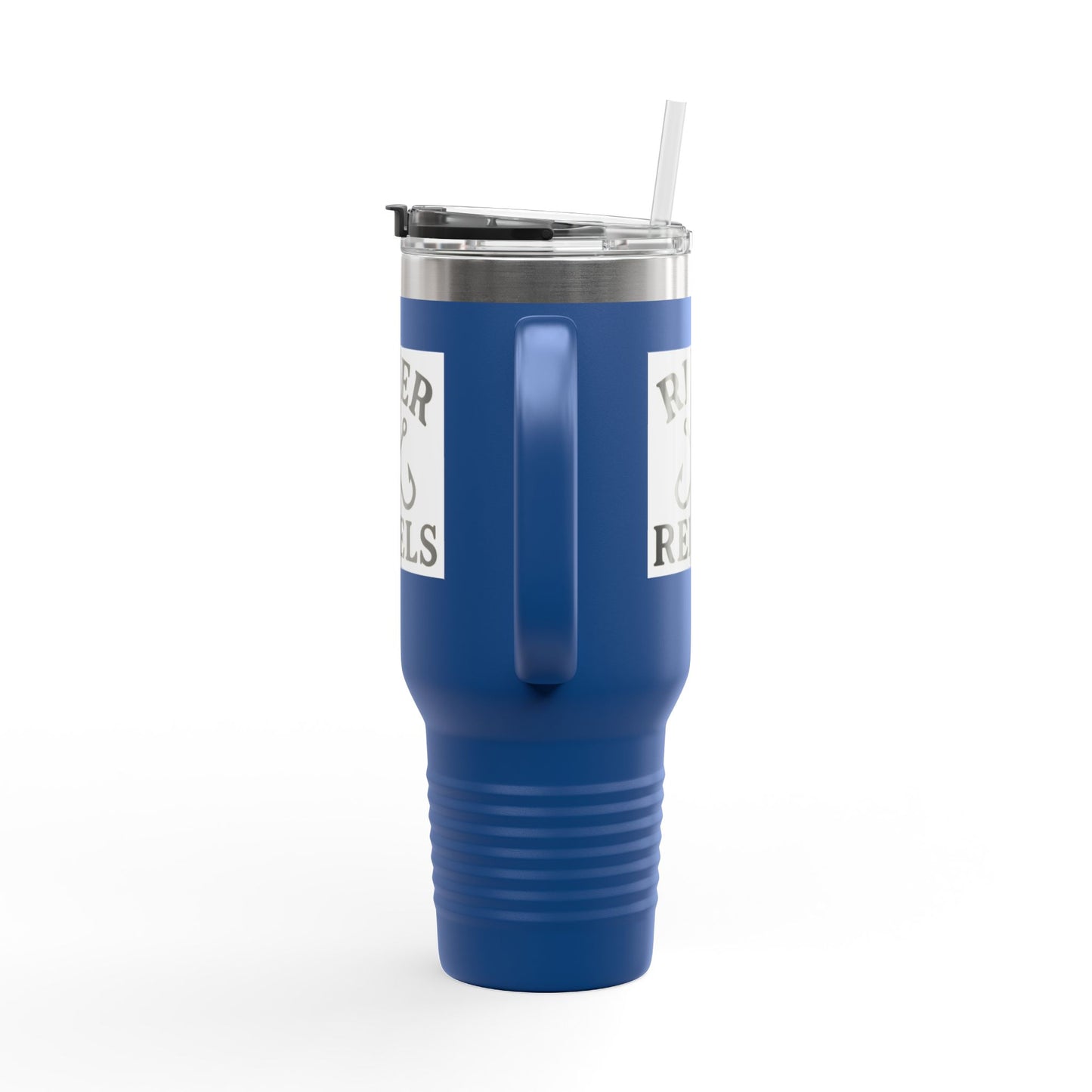 Insulated Travel Mug, 40oz - Perfect for Adventurers, Camping, Personalized Gift, Road Trips, Festivals, River Rebels Theme