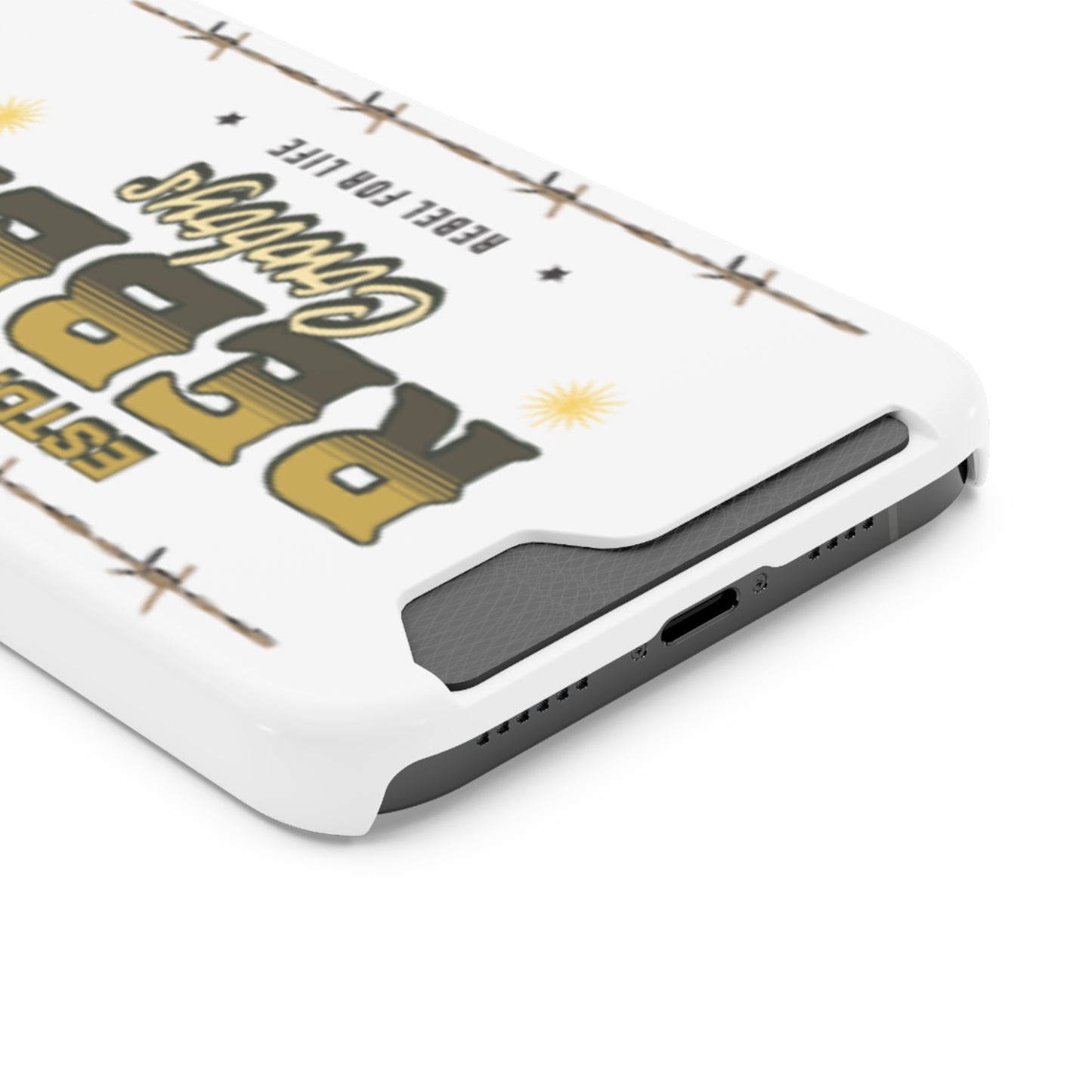 Rebel Cowboys Phone Case, Trendy Card Holder Cover for Western Lovers, Gift for Cowpoke Enthusiasts, Rebel For Life, Unique Tech Accessory