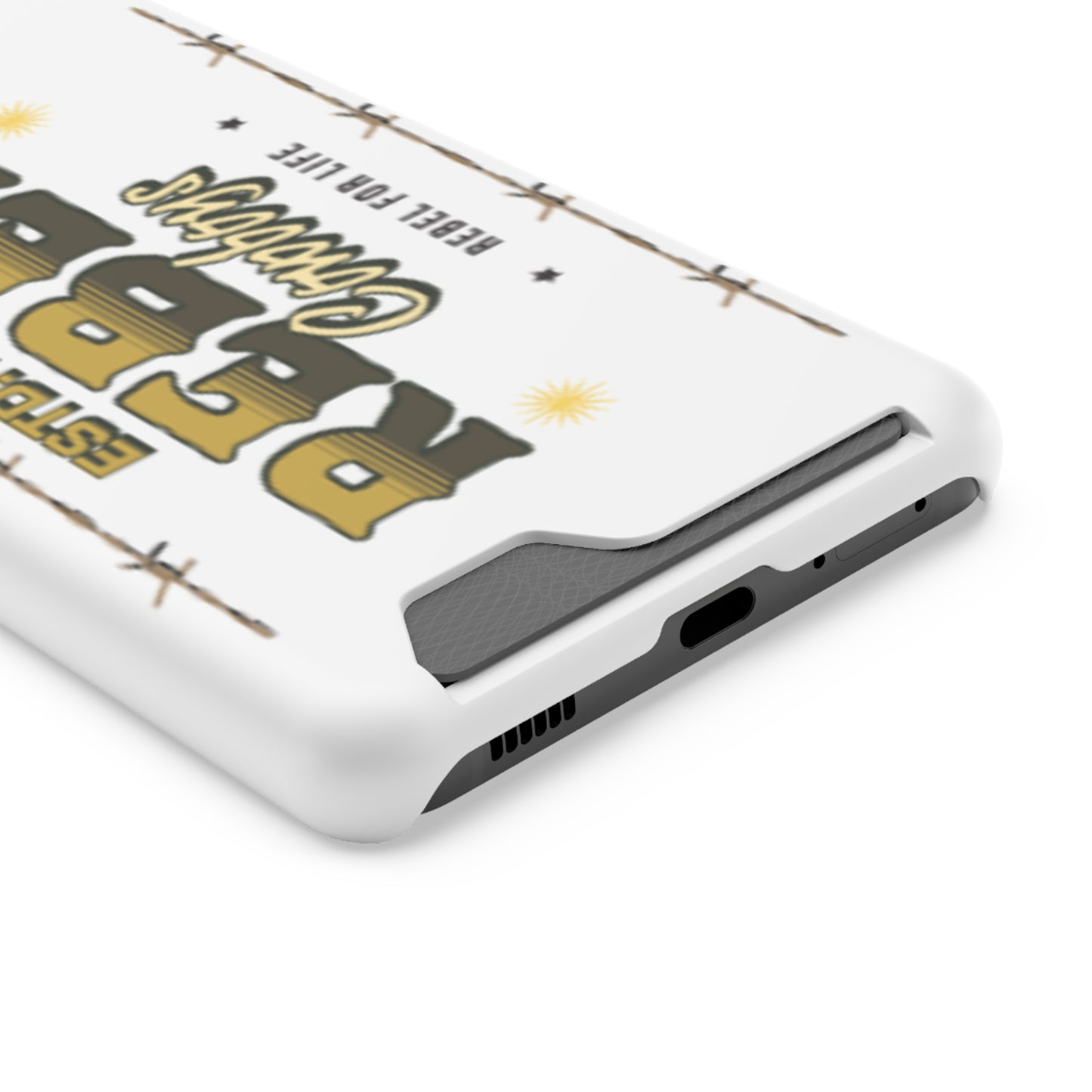 Rebel Cowboys Phone Case, Trendy Card Holder Cover for Western Lovers, Gift for Cowpoke Enthusiasts, Rebel For Life, Unique Tech Accessory