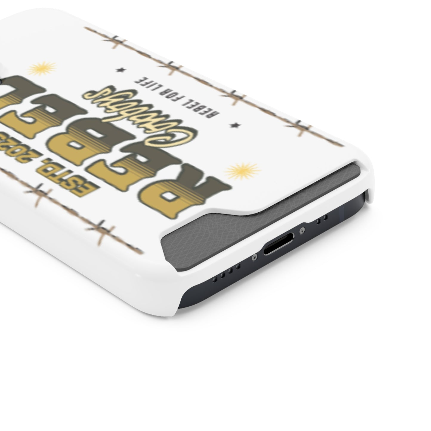 Rebel Cowboys Phone Case, Trendy Card Holder Cover for Western Lovers, Gift for Cowpoke Enthusiasts, Rebel For Life, Unique Tech Accessory