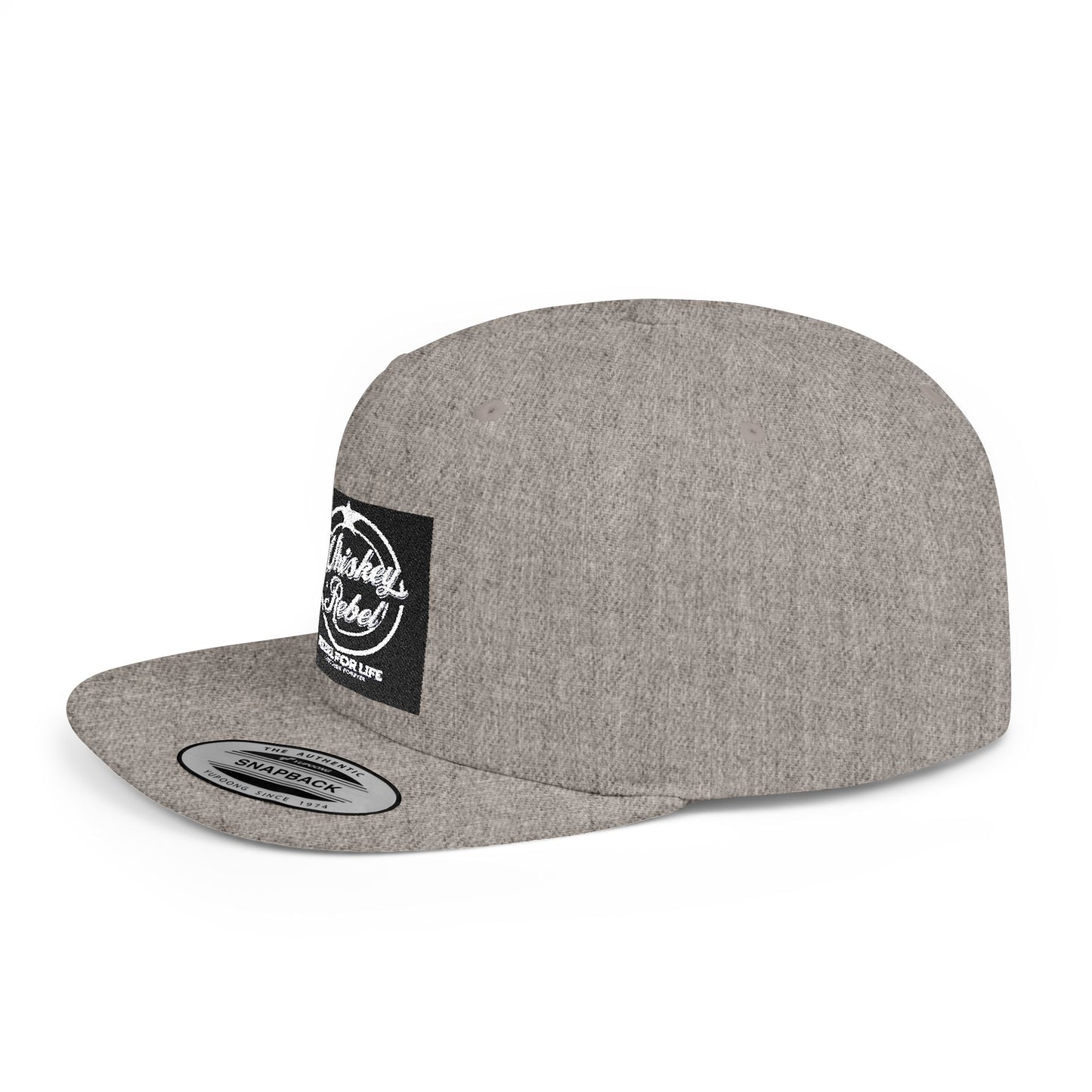 Whiskey Flask Flat Bill Snapback Hat, Stylish Men's Cap for Gifts, Trendy Summer Fashion, Beer Lover Accessories, Party Ready Gear