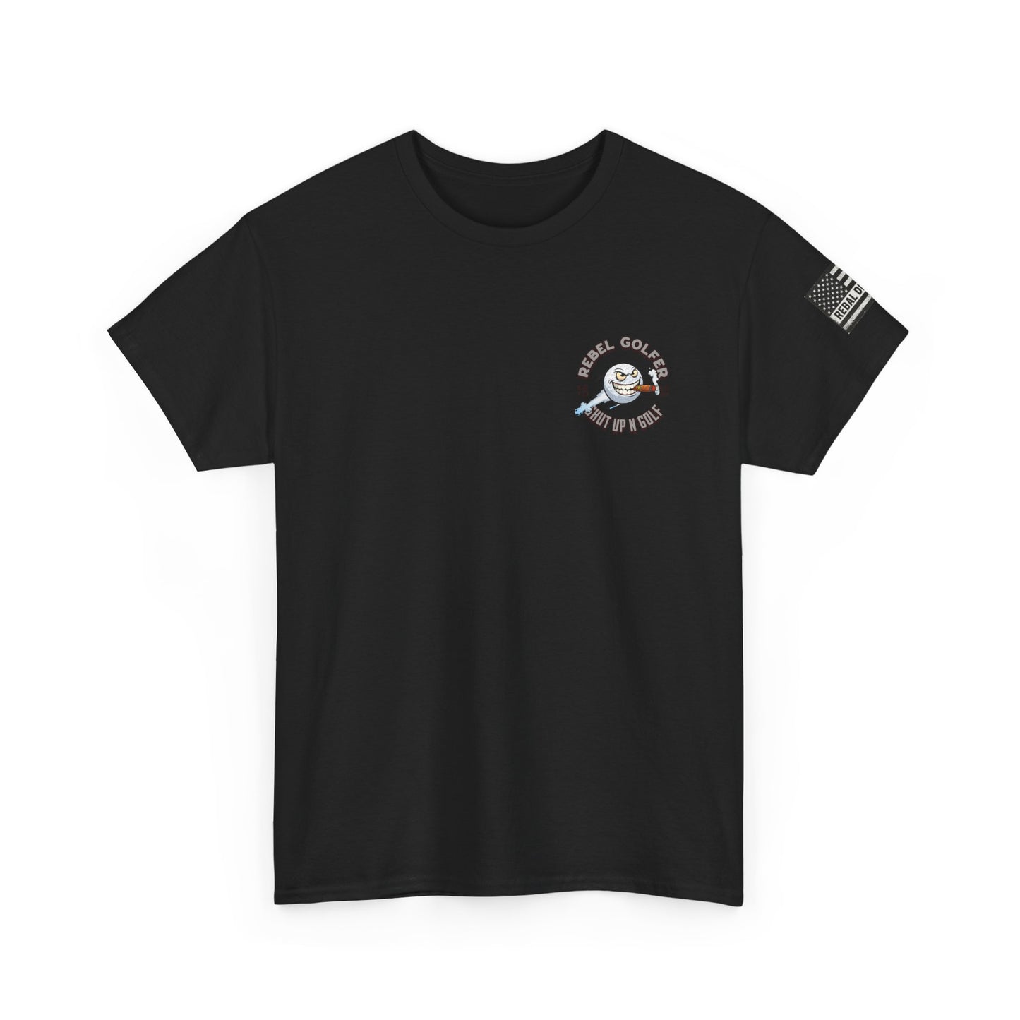 Rebel Golfer Unisex Heavy Cotton Tee - Fun Golf Shirt for Enthusiasts, Perfect Gift for Golf Lovers, Sportswear, Casual Tee, Golfing Apparel