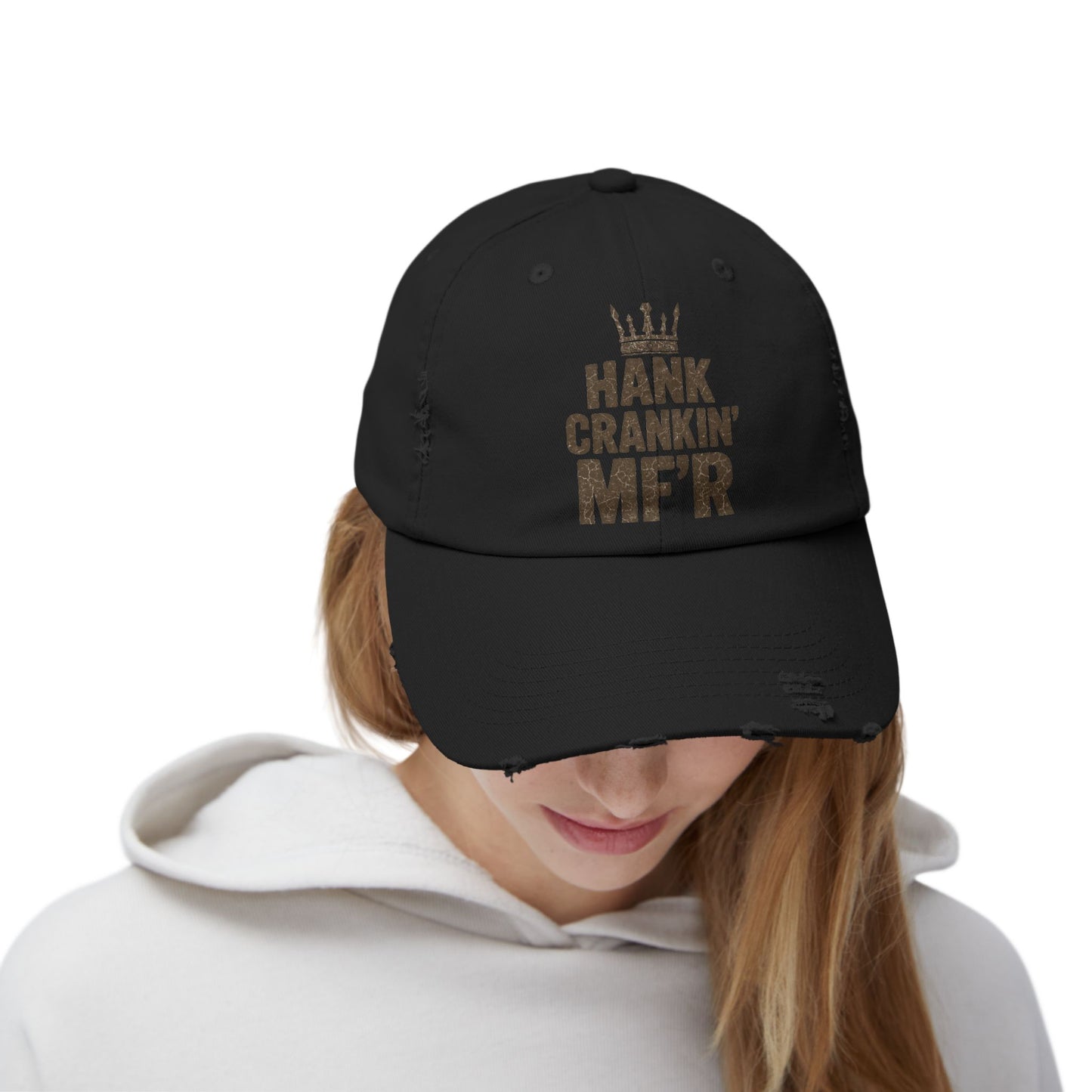 Distressed Unisex Cap - Trendy & Casual Headwear, Perfect for Music Lovers, Festivals, and Everyday Wear