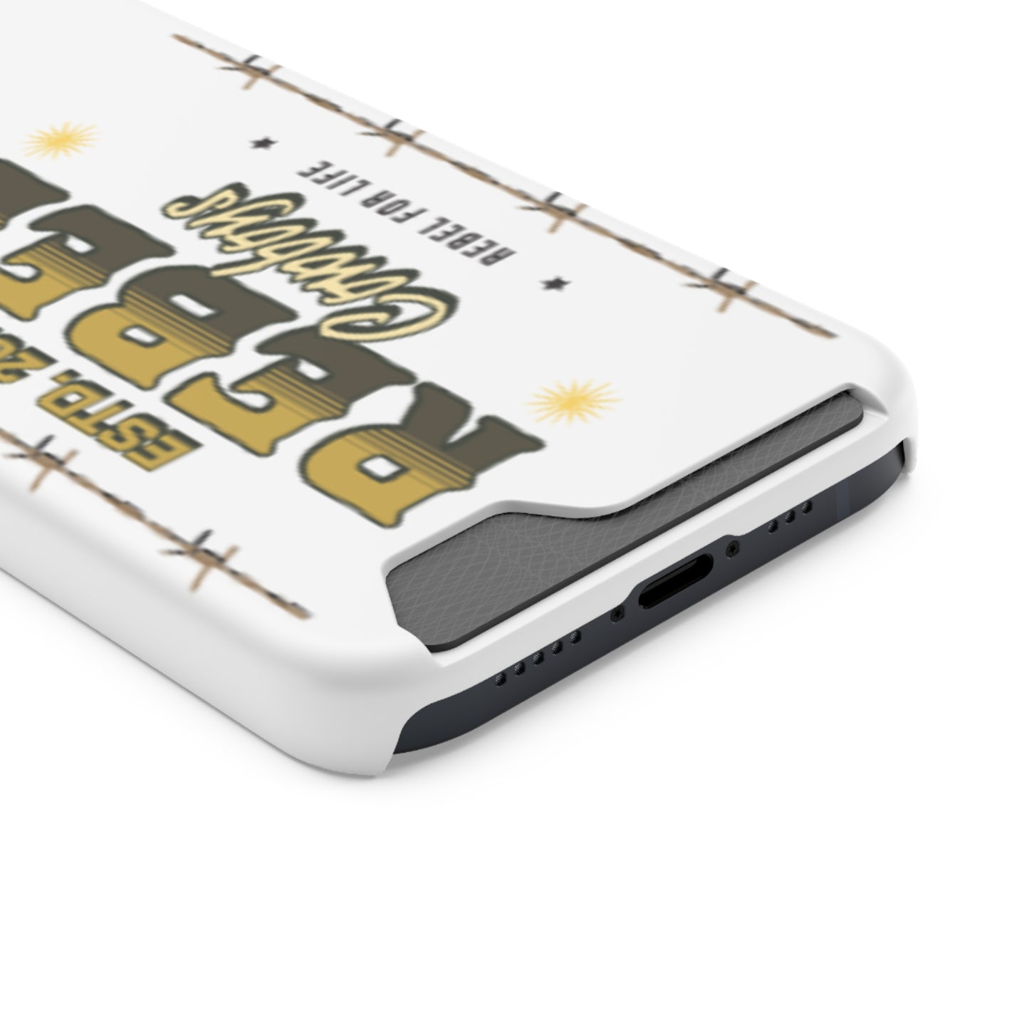 Rebel Cowboys Phone Case, Trendy Card Holder Cover for Western Lovers, Gift for Cowpoke Enthusiasts, Rebel For Life, Unique Tech Accessory