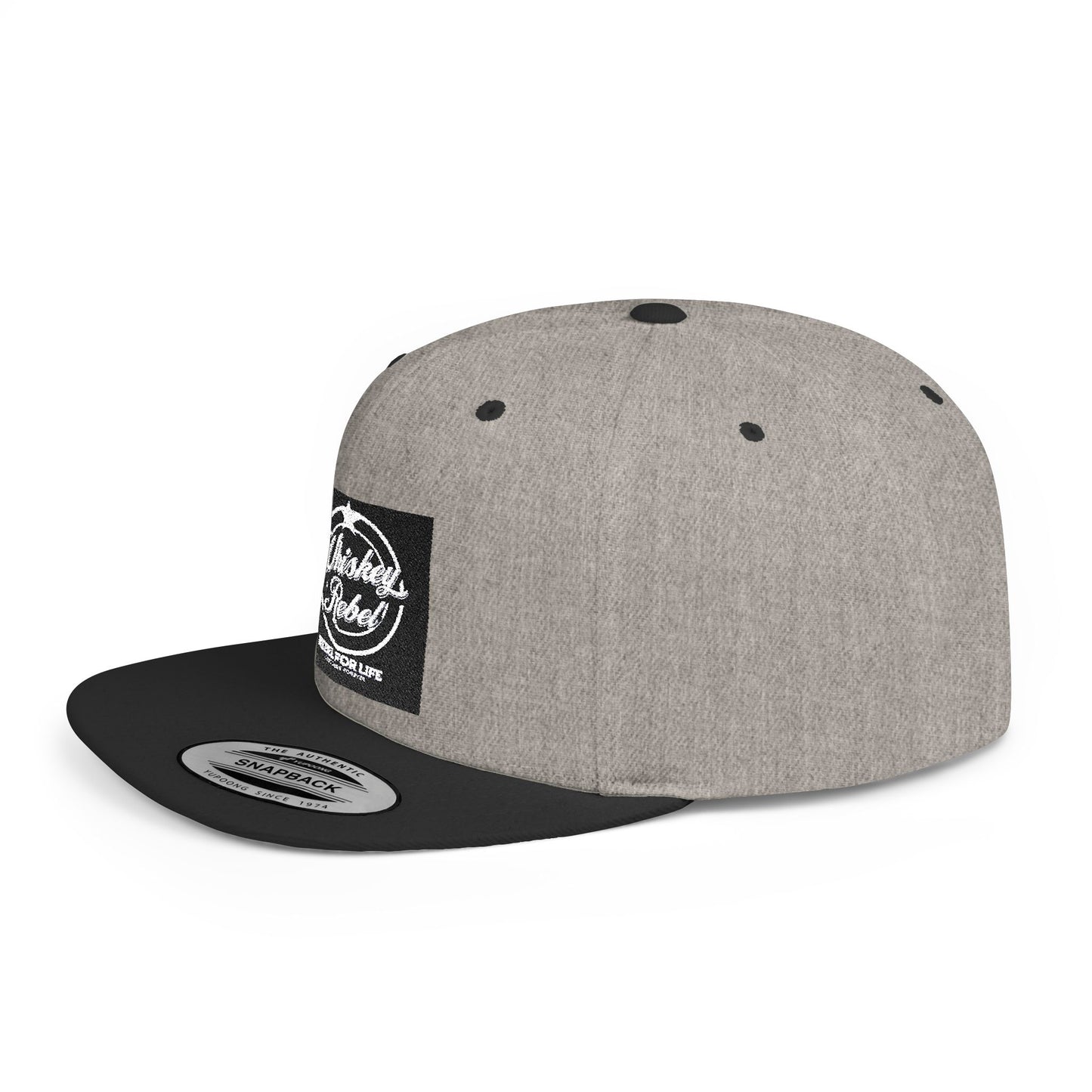 Whiskey Flask Flat Bill Snapback Hat, Stylish Men's Cap for Gifts, Trendy Summer Fashion, Beer Lover Accessories, Party Ready Gear
