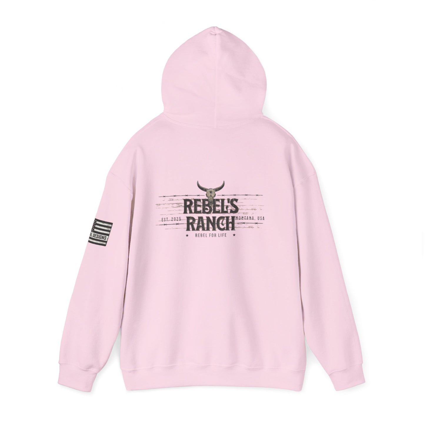 Rebels Ranch Hooded Sweatshirt | Cozy Casual Wear, Unisex Gift for Outdoorsy Friends, Perfect for Events and Relaxation